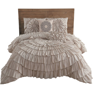 ruffled bedding sets you'll love | wayfair ruffled bedding sets you'll love | wayfair