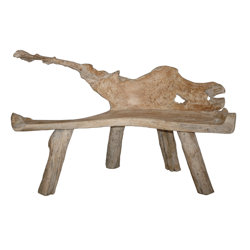 Jeffan Natura Wood Double Entryway Bench & Reviews | Wayfair