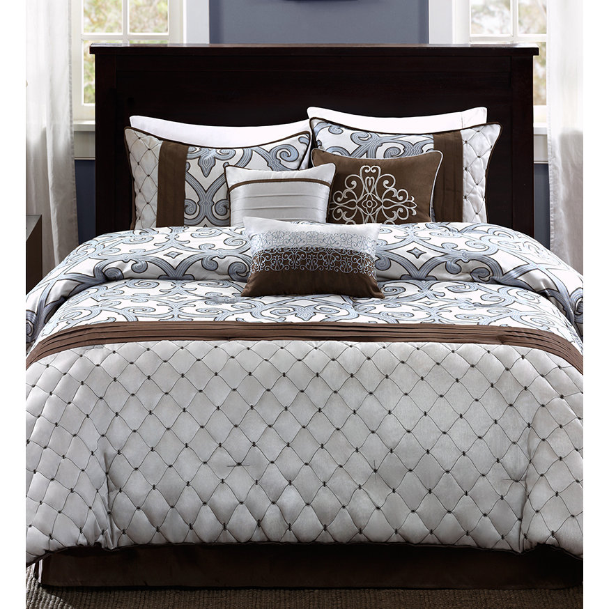 madison park crosby 7 piece comforter set reviews wayfair madison park crosby 7 piece comforter set reviews wayfair
