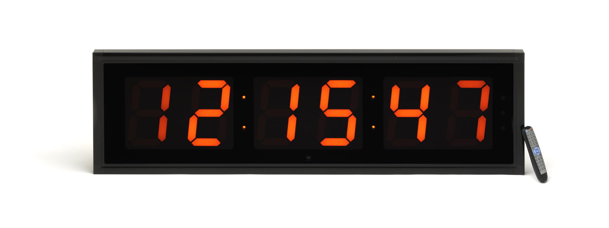 Big Time Clocks Large 8" Digit LED with Remote Control Clock & Reviews