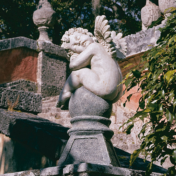 Design Toscano Balancing a Dream Cherub Garden Statue & Reviews Wayfair