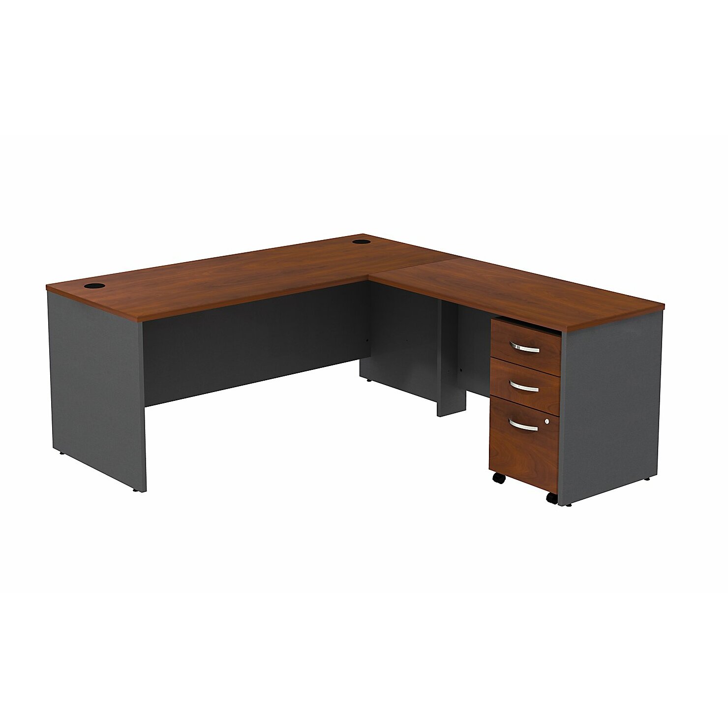 Bush Business Furniture Series C L-Shape Executive Desk & Reviews | Wayfair