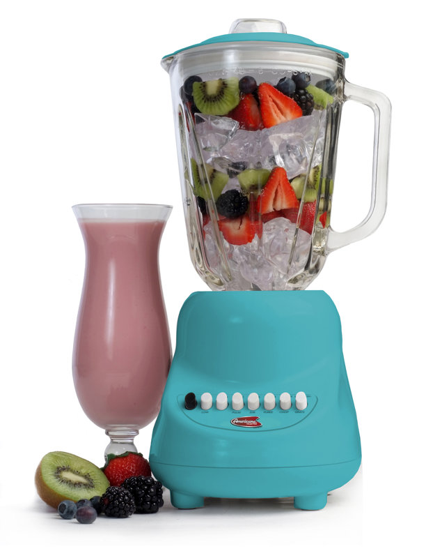 Elite by MaxiMatic Americana 10 Speed Blender with 48 Oz. Glass Jar & Reviews Wayfair