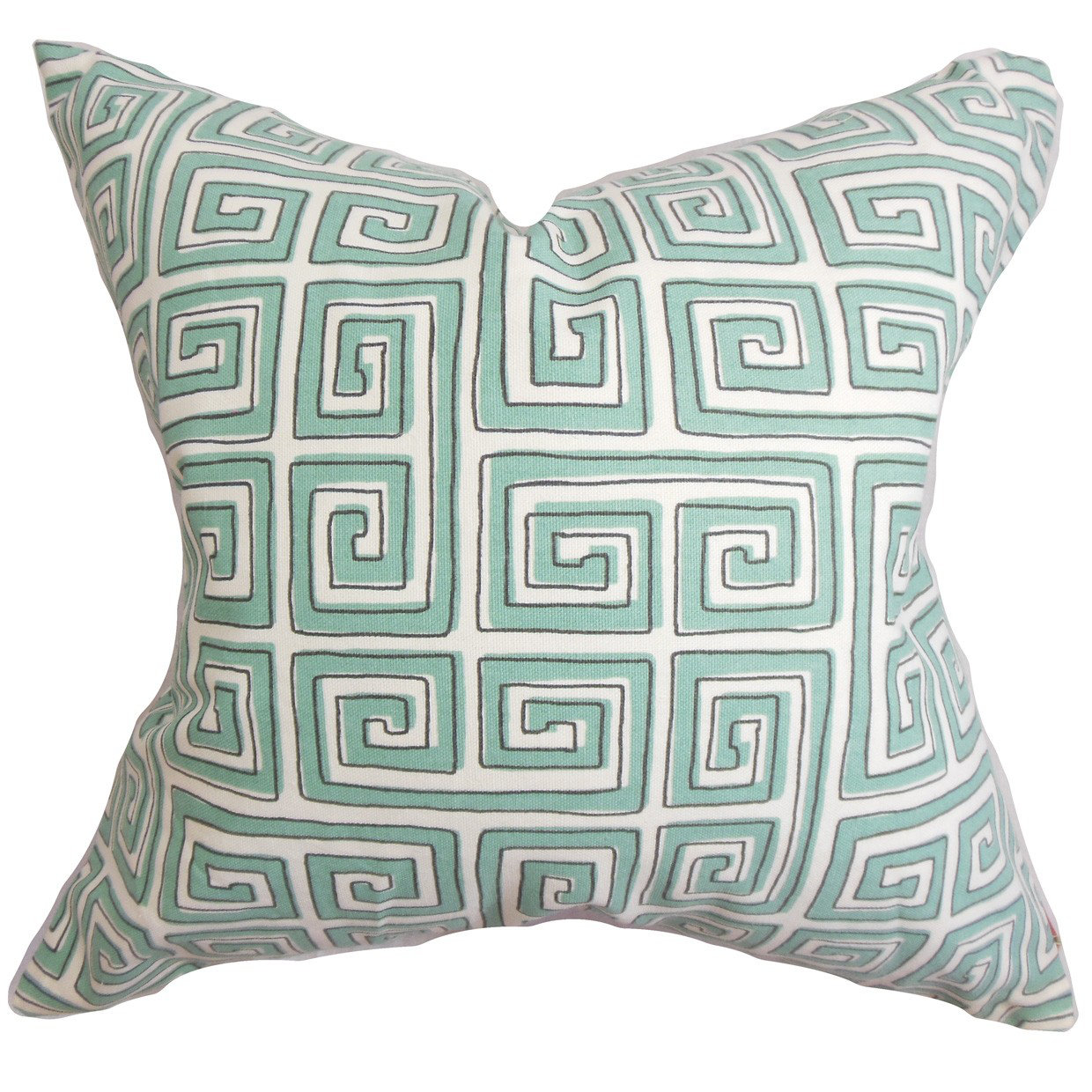 The Pillow Collection Klemens Geometric Cotton Throw Pillow & Reviews