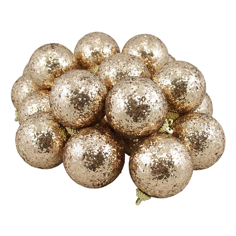 The Holiday Aisle Shatterproof Sequin Christmas Ball 