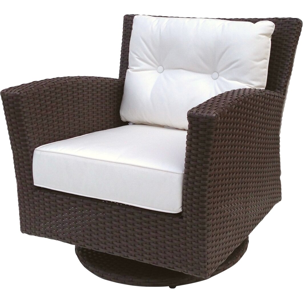 ElanaMar Designs Sonoma Swivel Rocking Chair with Cushions & Reviews