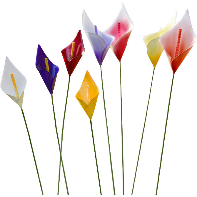 Wind & Weather Small Calla Lily Metal Garden Stake & Reviews Wayfair