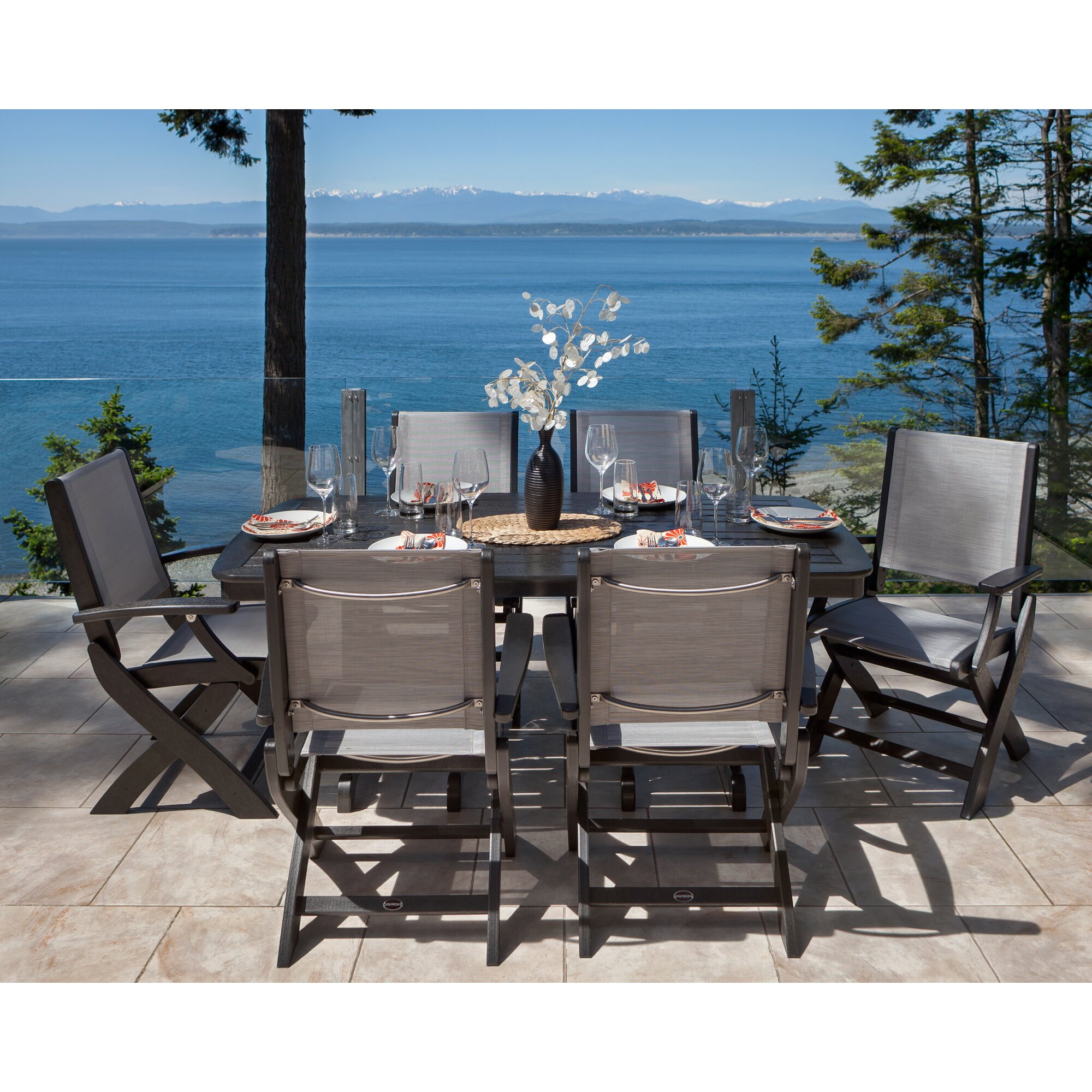 POLYWOOD® Coastal 7 Piece Dining Set & Reviews  Wayfair