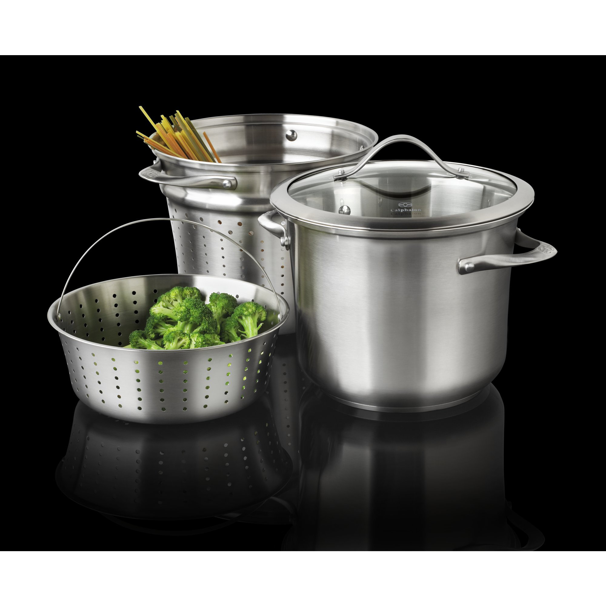 Calphalon Contemporary Stainless Steel 8 Qt. MultiPot with Lid & Reviews Wayfair