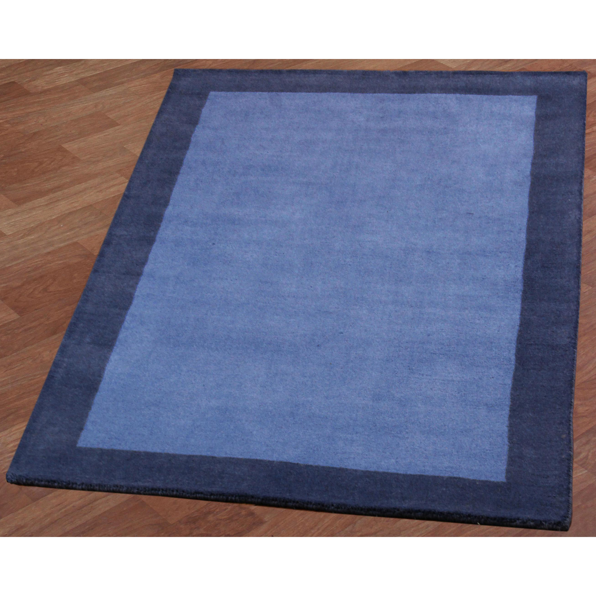 St. Croix Pulse Blue Border Rug & Reviews Wayfair