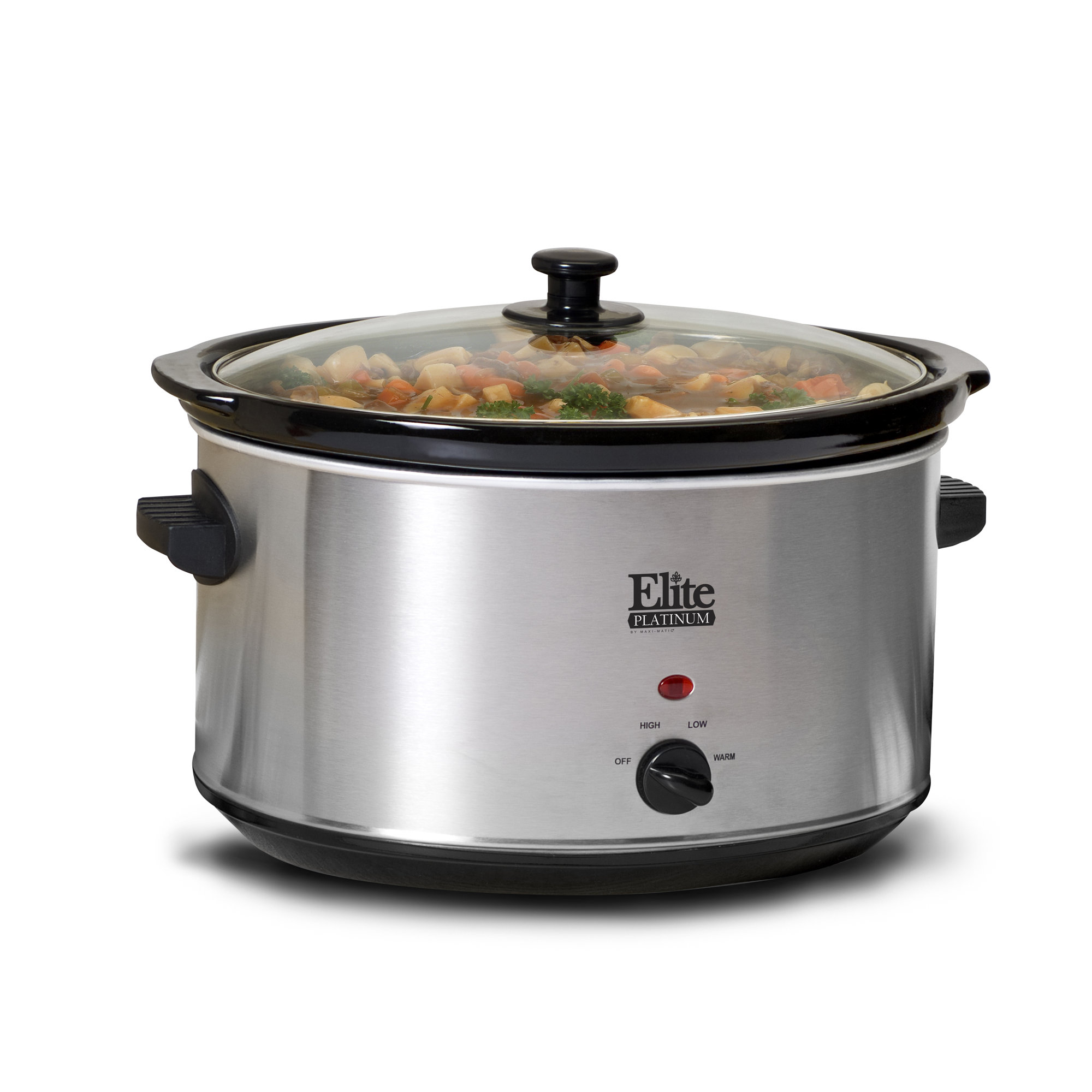 Elite by MaxiMatic Platinum 8.5Quart Stainless Steel Slow Cooker