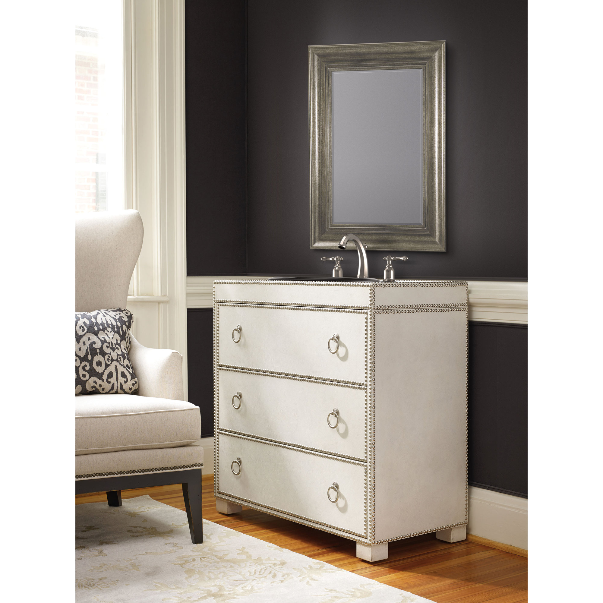 Cole + Company Designer Series 37" Mackenzie Hall Chest Vanity Base