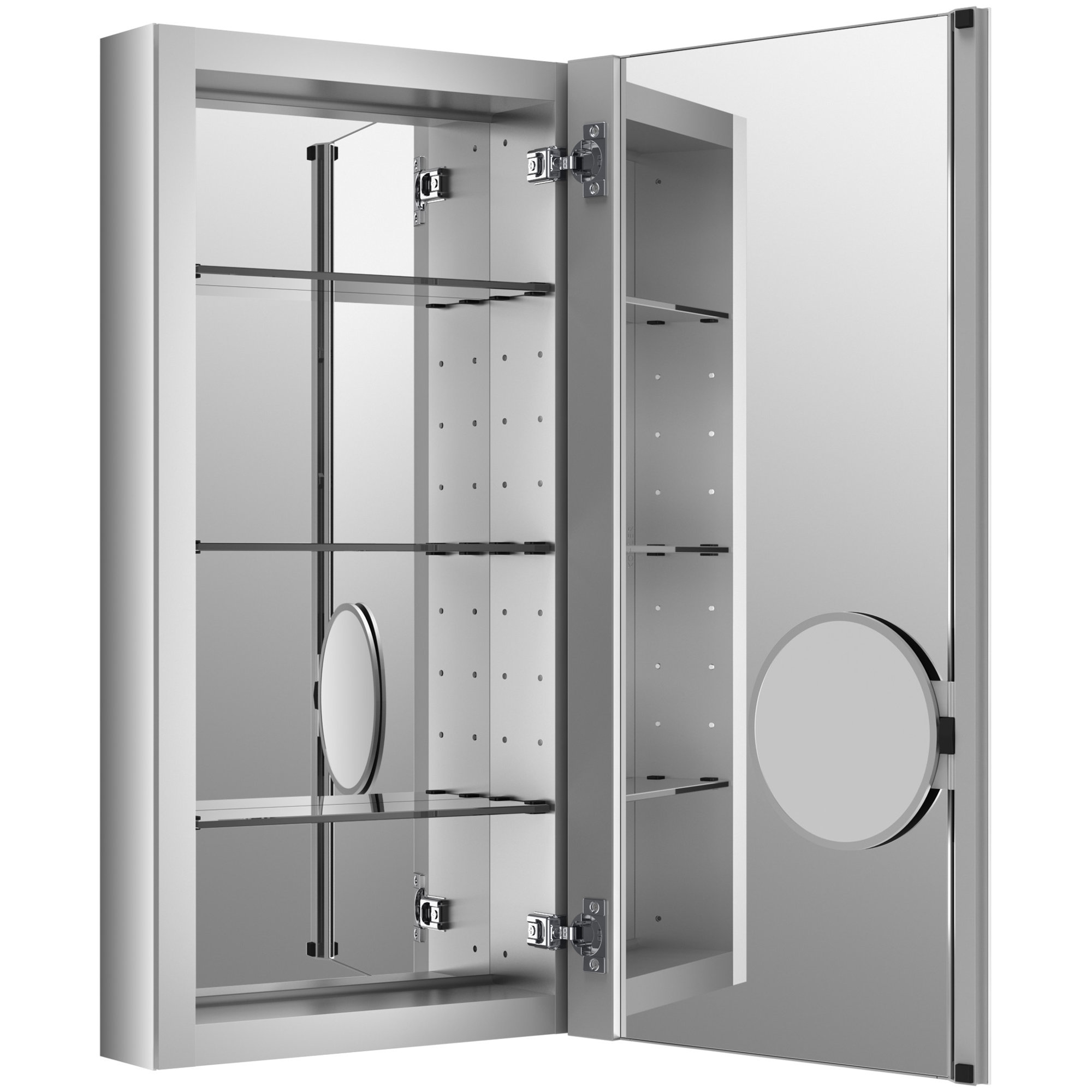 Kohler Verdera 15" W x 30" H Aluminum Medicine Cabinet ...