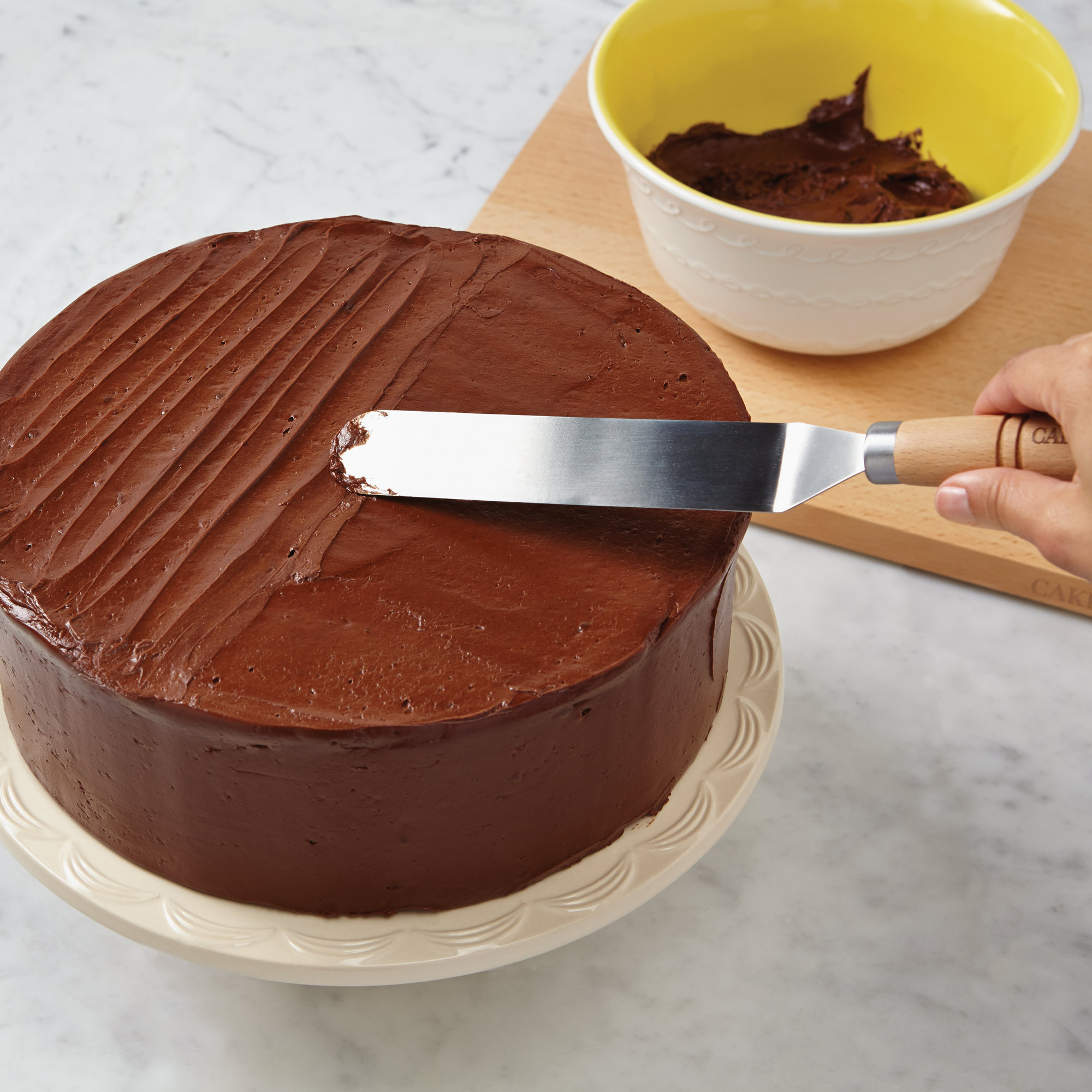 Cake Boss Beechwood Offset Icing Spatula & Reviews Wayfair