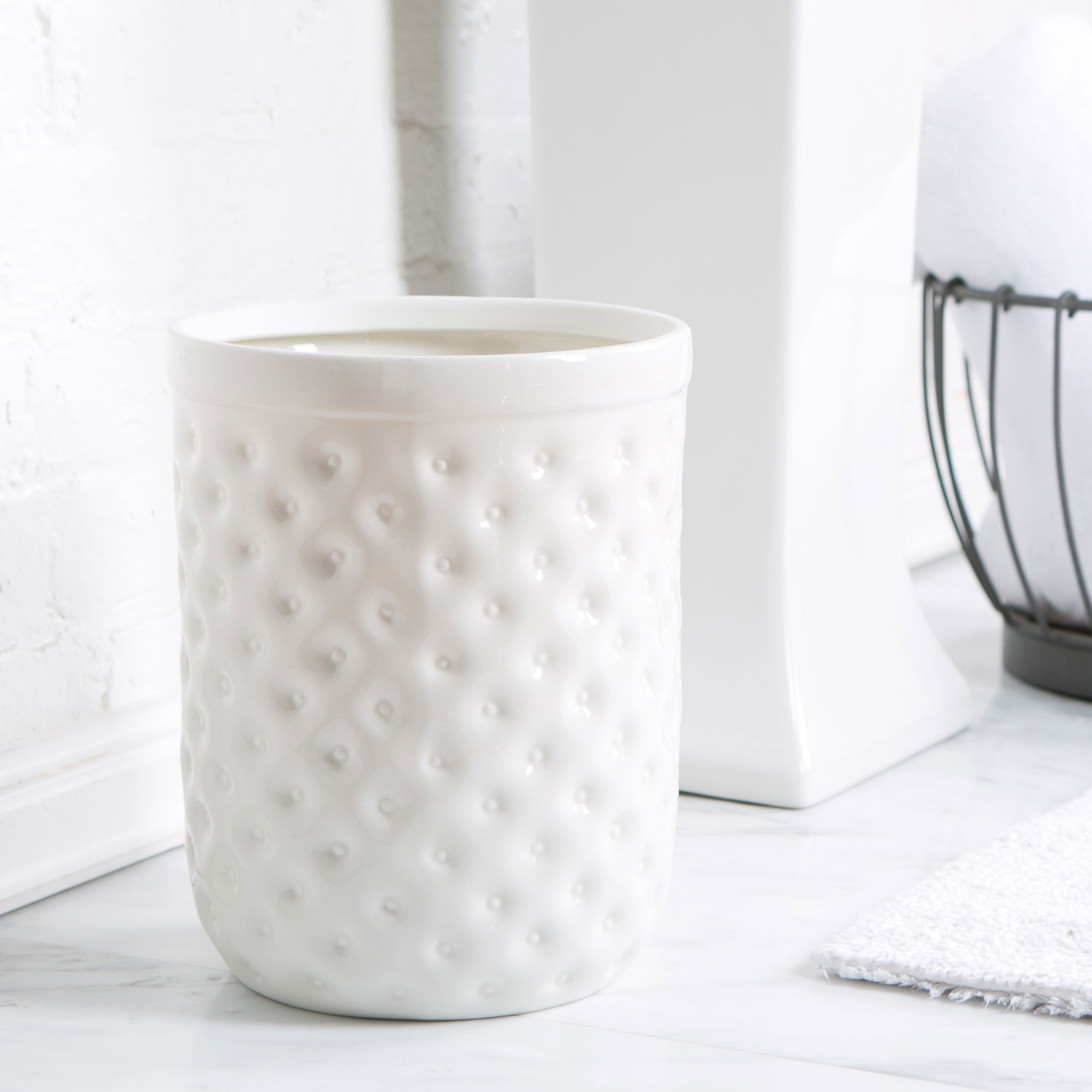 Decorative Bathroom Wastebaskets My Web Value Savoy Collection Bath Accessories Waste Basket