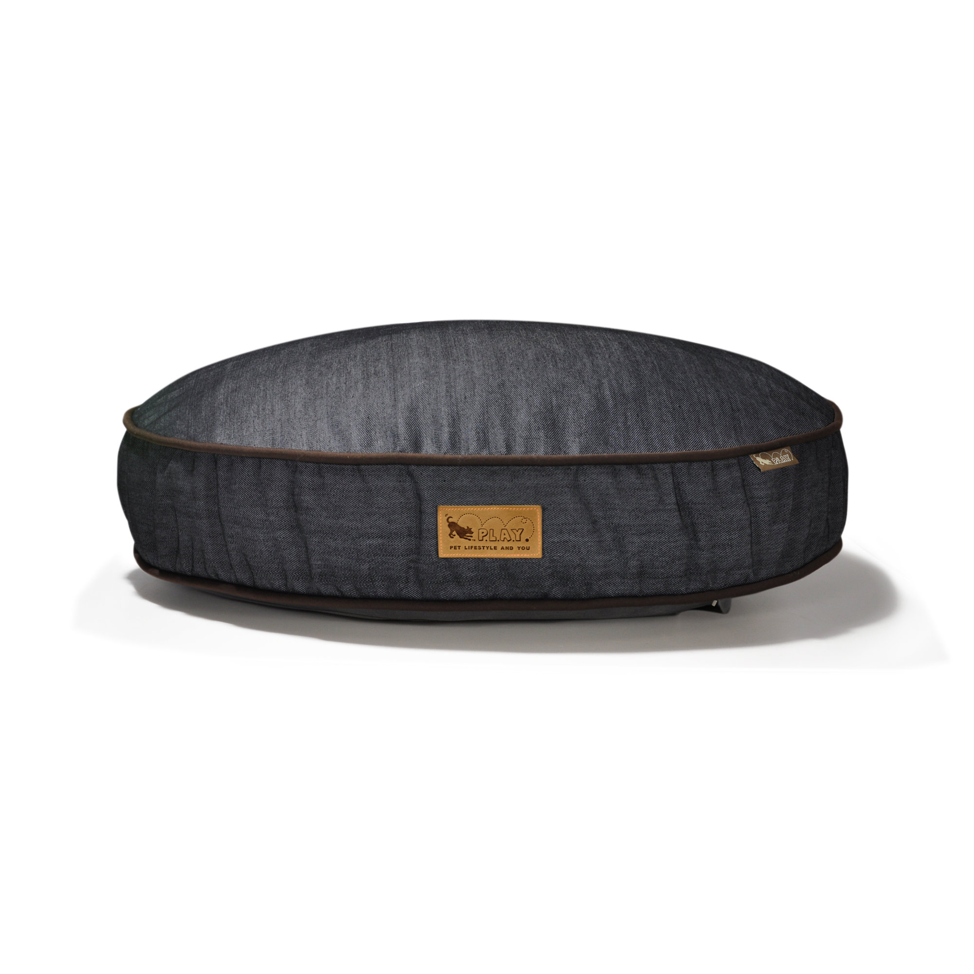 P.L.A.Y. Signature Urban Denim Round Dog Pillow & Reviews Wayfair