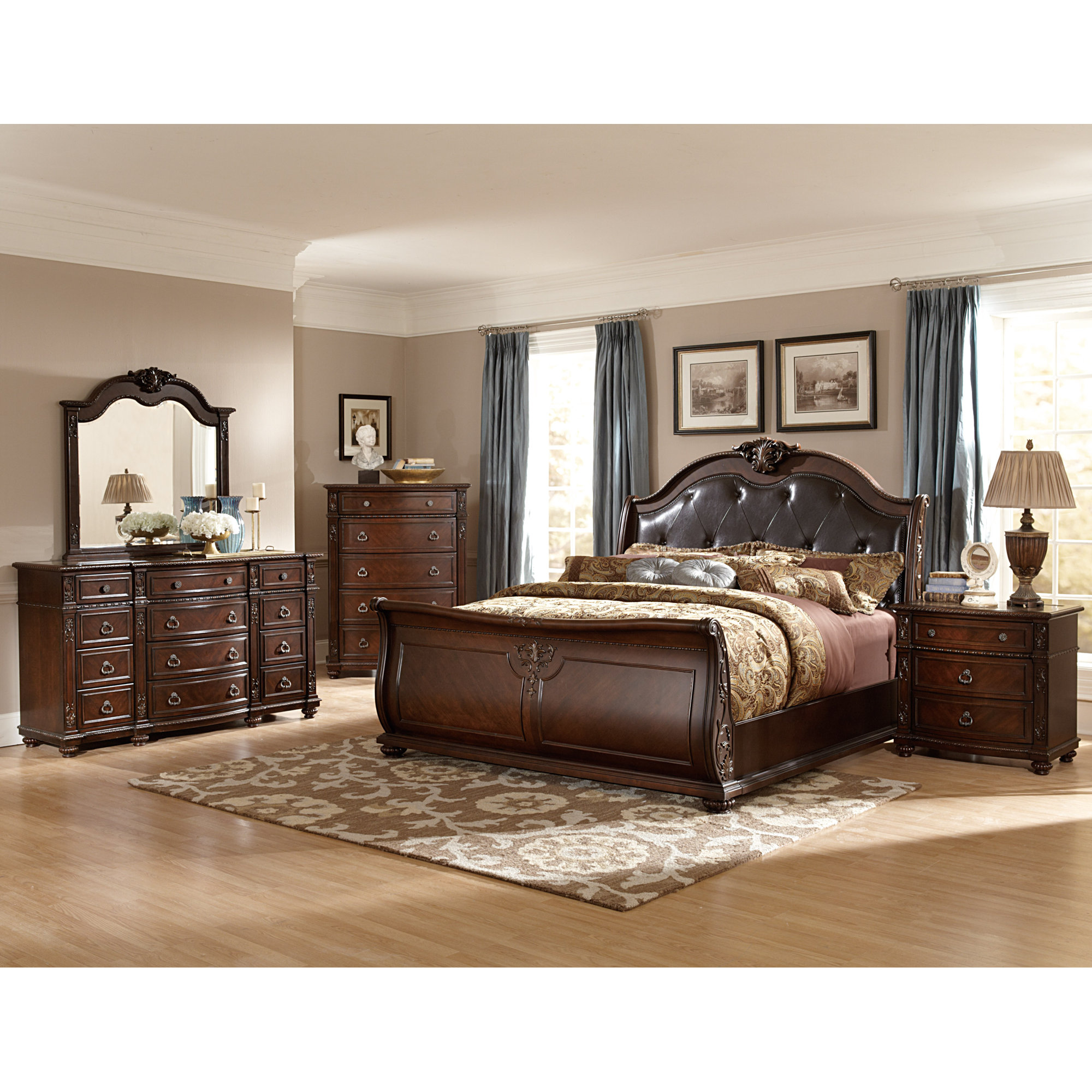 Cherry Bedroom Sets You\'ll Love | Wayfair Cherry Bedroom Sets You\'ll Love | Wayfair