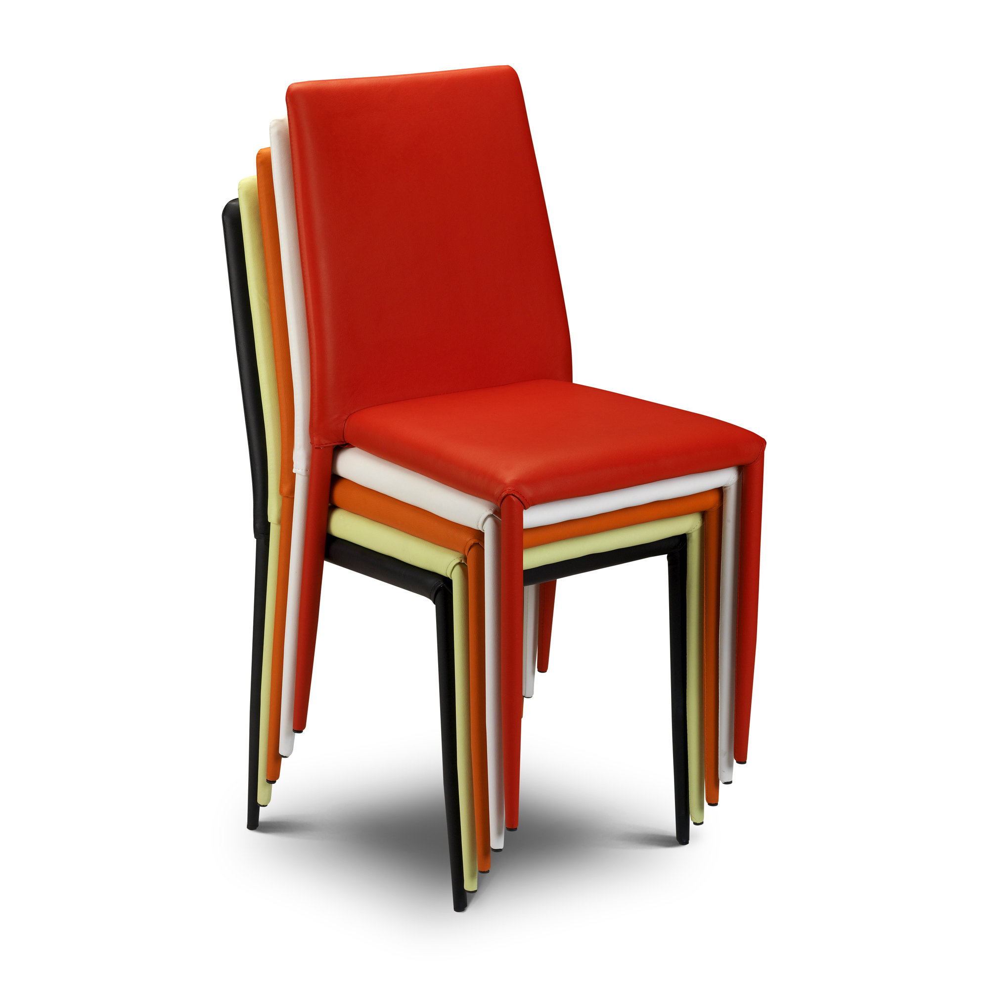 All Home Luisa Armless Stacking Chair with Cushion & Reviews Wayfair