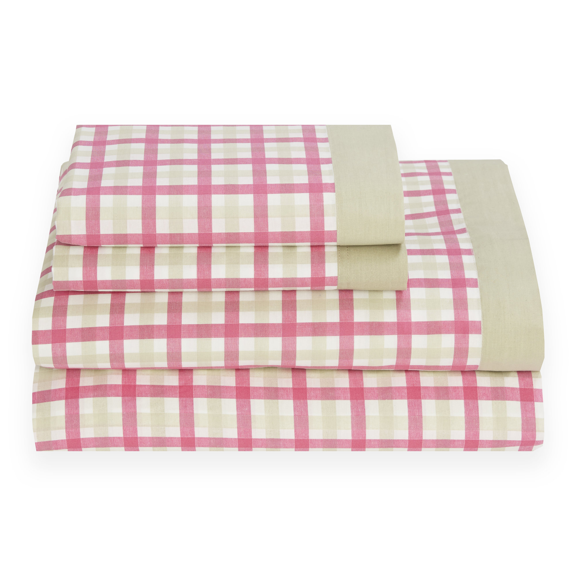 Tommy Hilfiger Palm Springs 180 Thread Count Gingham Sheet Set by Tommy