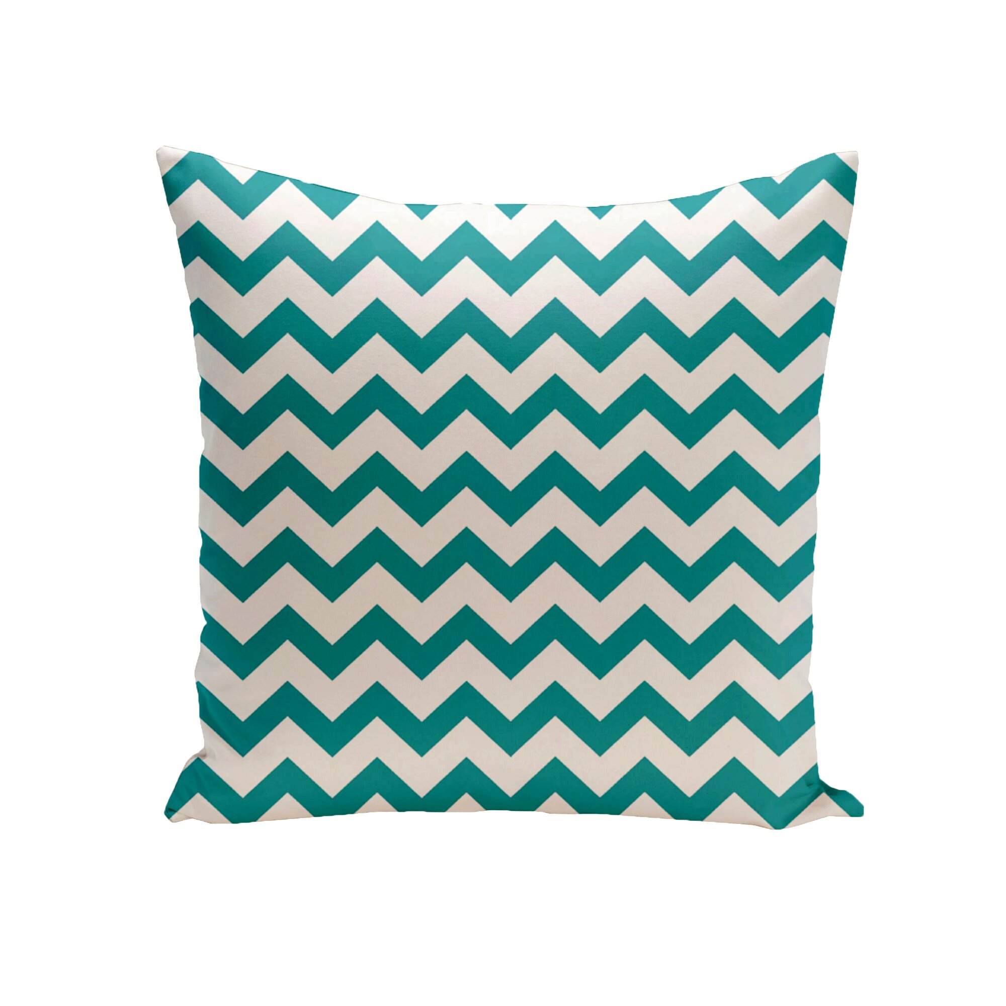 e by design Chevron Cotton Throw Pillow & Reviews | Wayfair