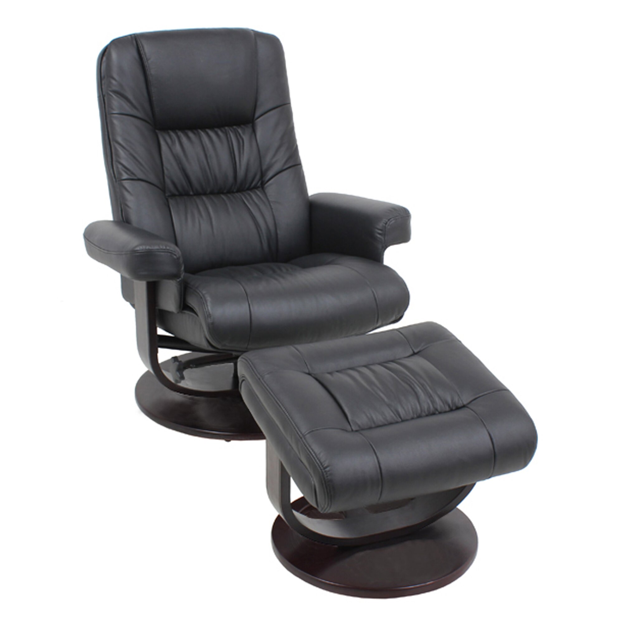 Global Furniture Leather Recliner and Ottoman & Reviews | Wayfair