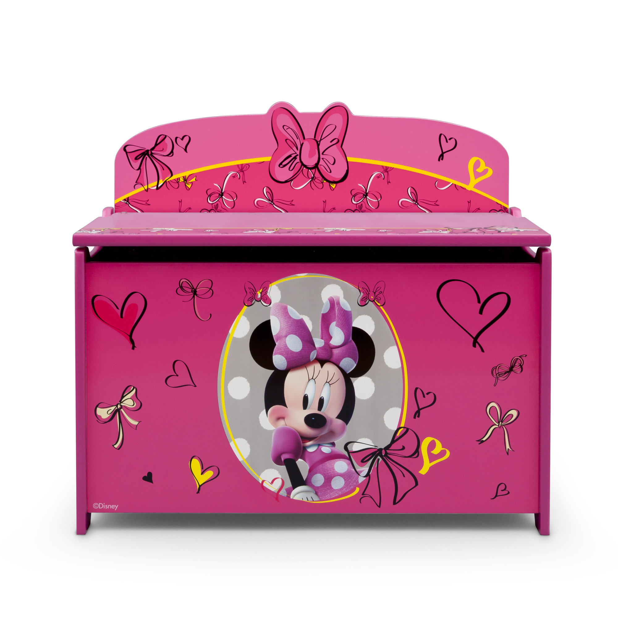 Delta Children Minnie Mouse Deluxe Toy Box & Reviews Wayfair