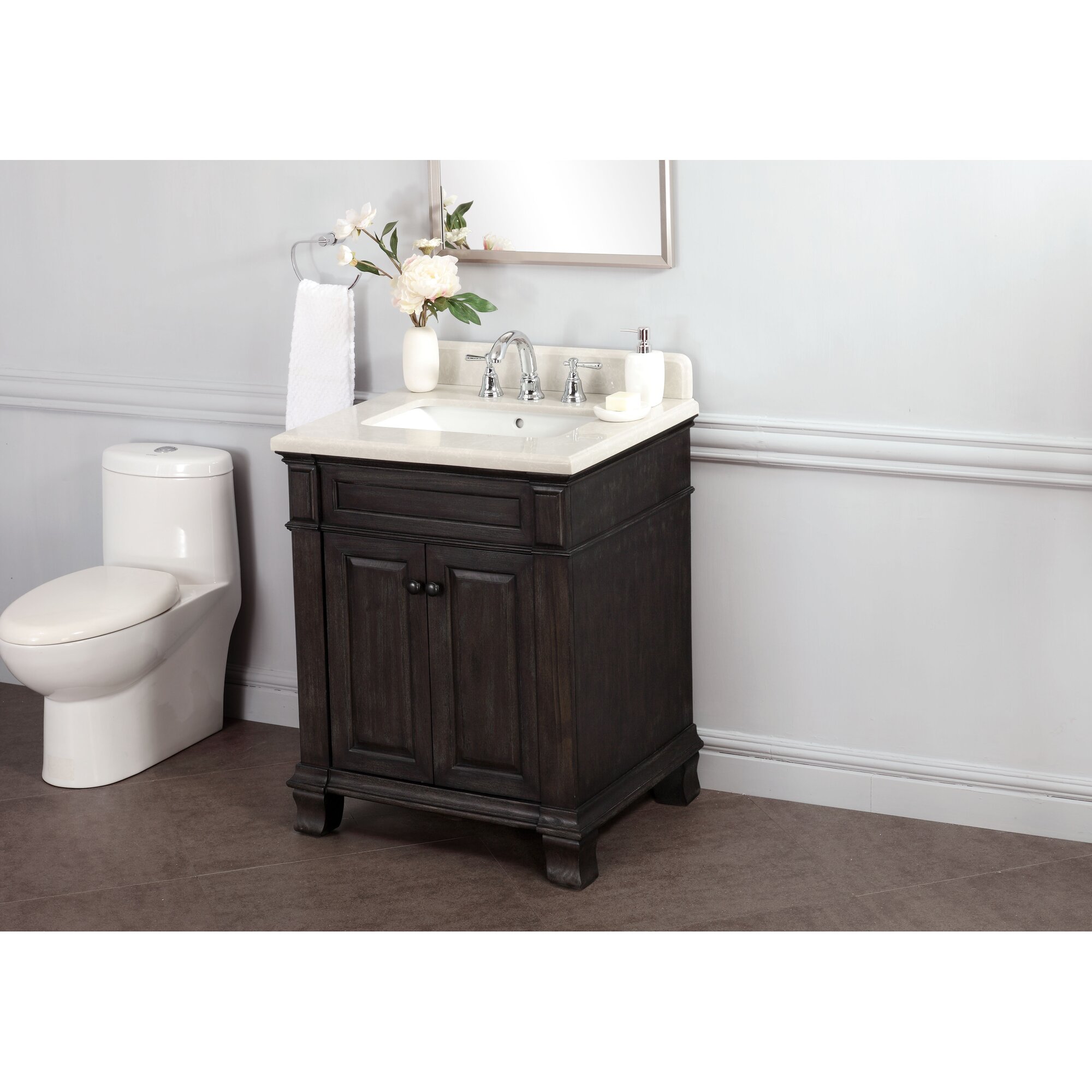 Lanza Kingsley 28" Single Bathroom Vanity Set & Reviews ...