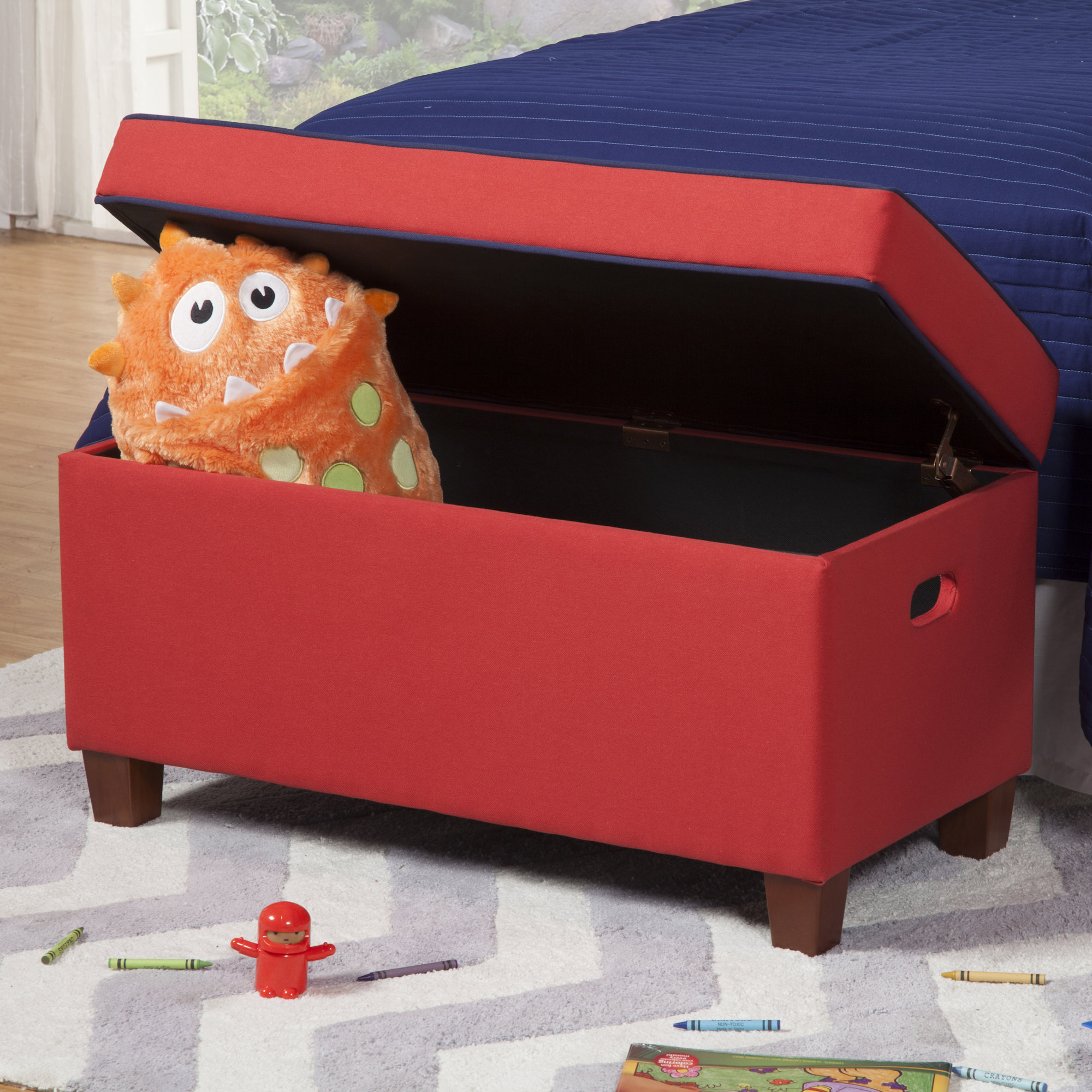 HomePop Kids Bench with Storage Compartment & Reviews Wayfair