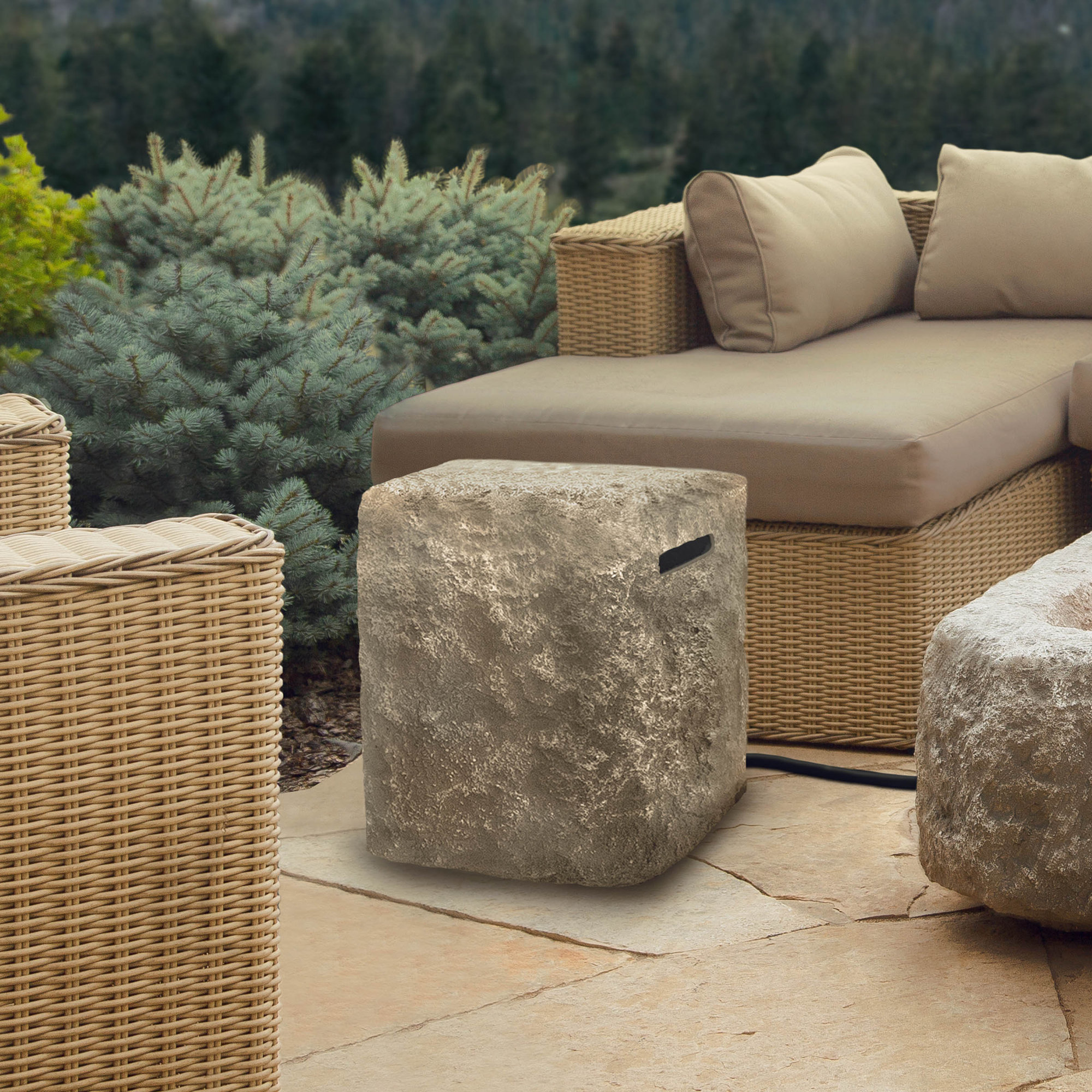 Real Flame Propane Fire Pit Tank Cover & Reviews Wayfair