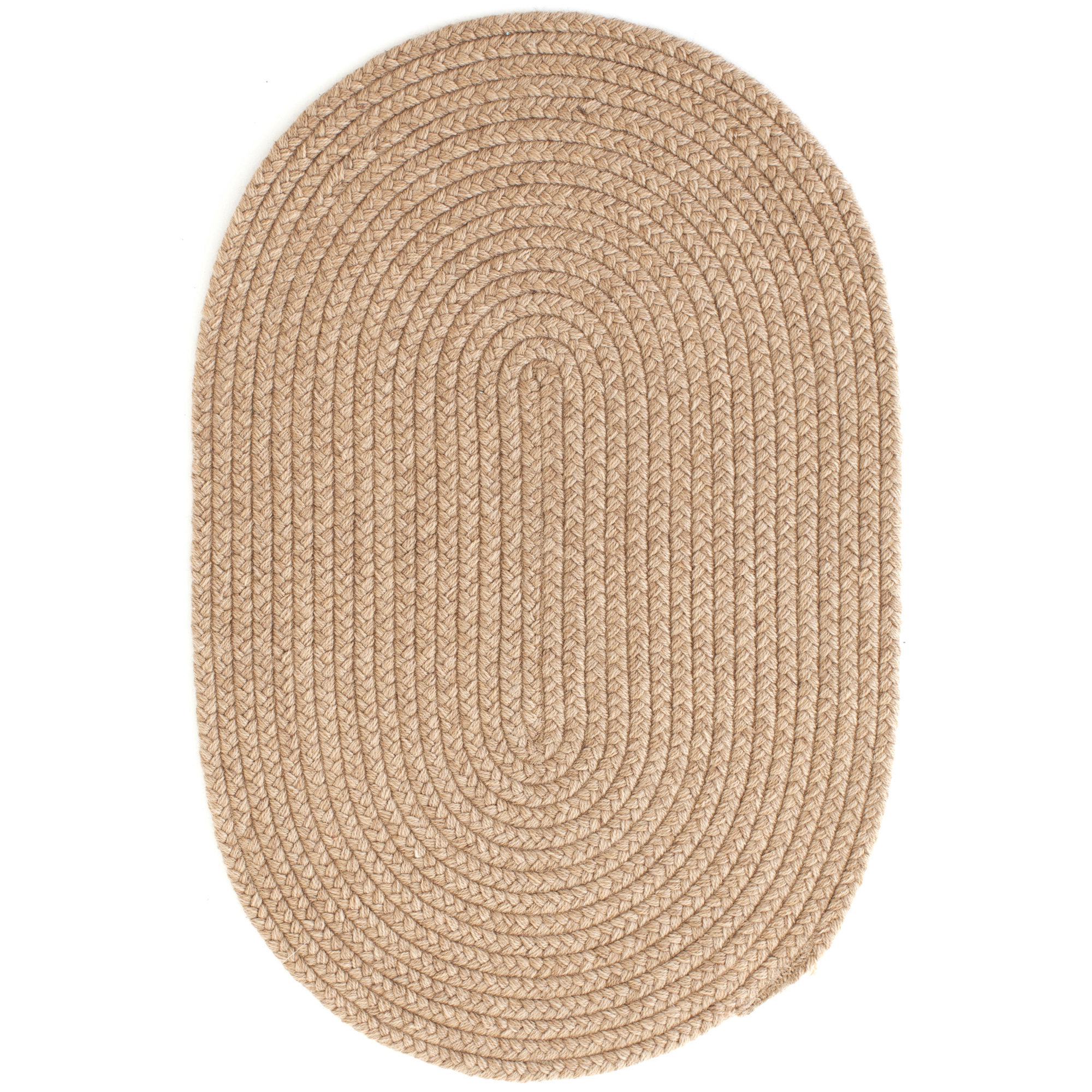 Dash and Albert Rugs Braided Beige Indoor/Outdoor Area Rug & Reviews