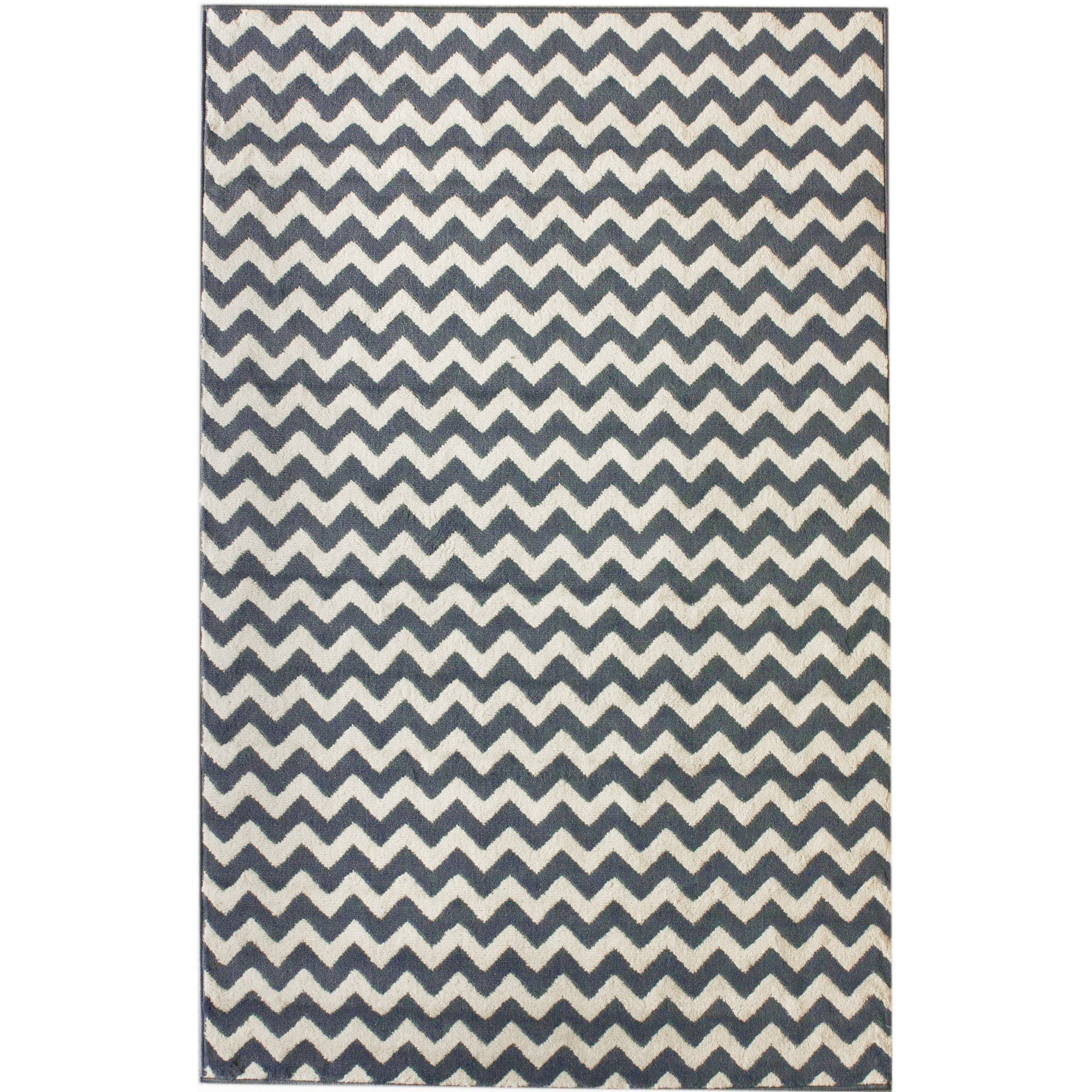 nuLOOM Poise Chevron Light Blue/White Area Rug & Reviews Wayfair