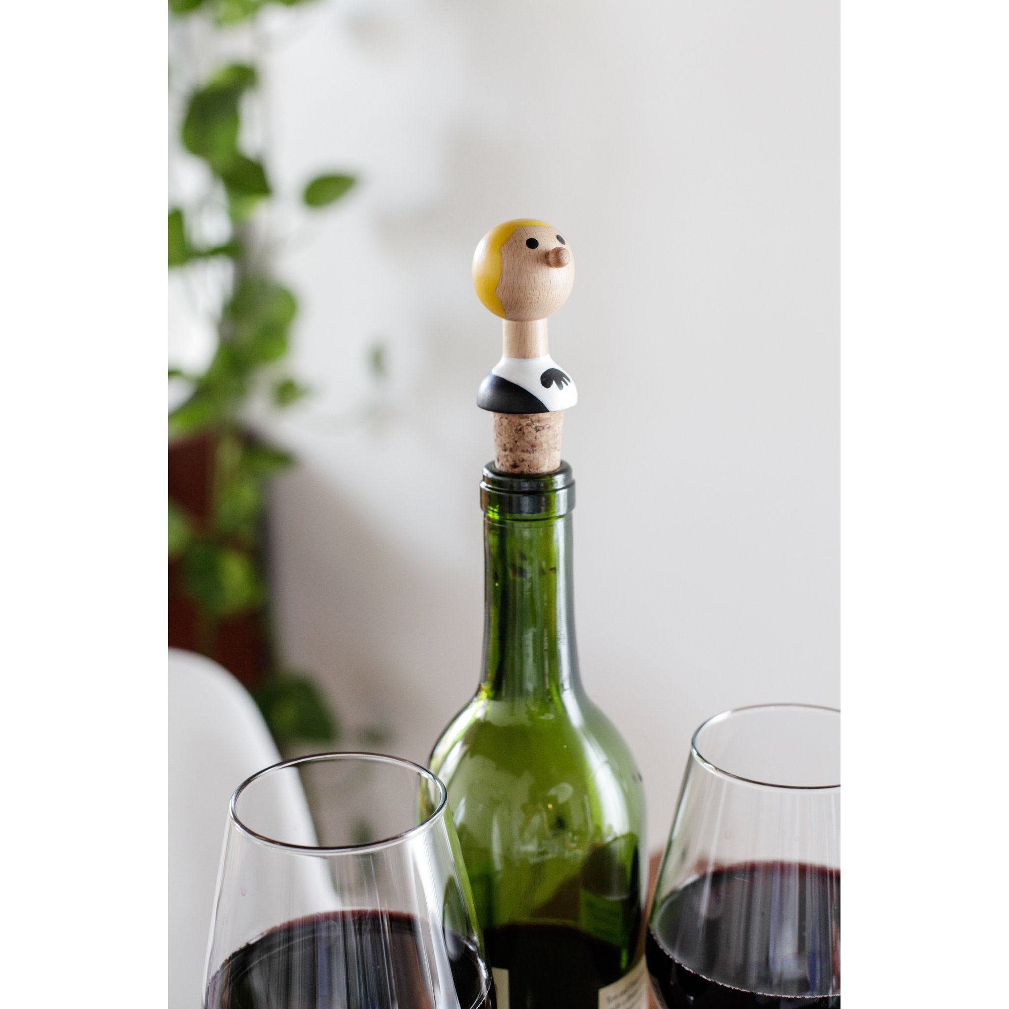 Kikkerland 2 Piece At Your Service Bottle Stopper Set & Reviews Wayfair