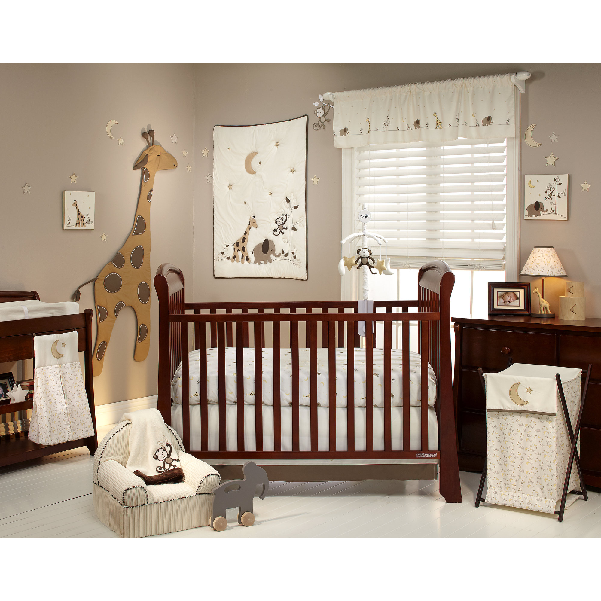 NoJo Dreamy Night 4 Piece Crib Bedding Set & Reviews Wayfair