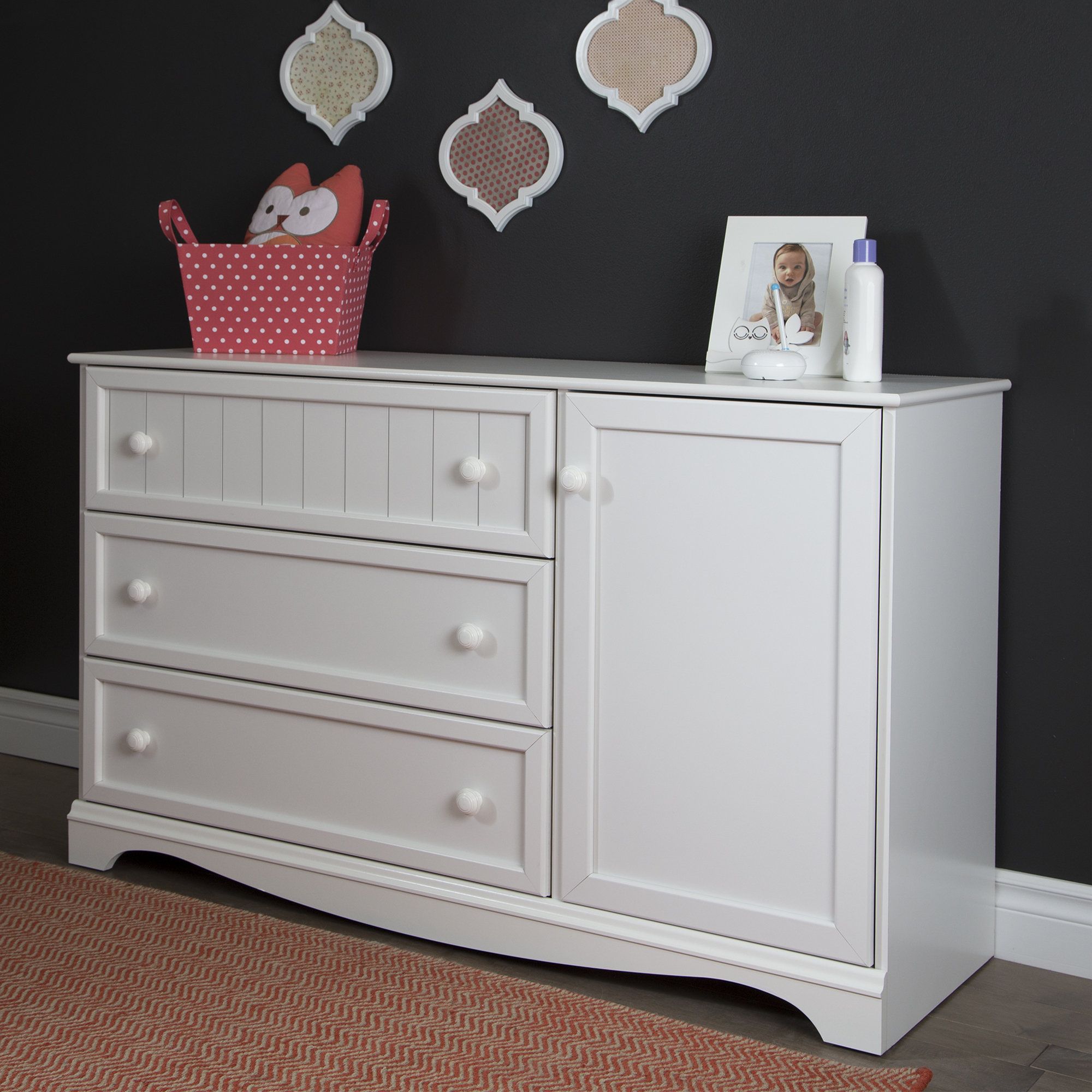 South Shore Savannah 3 Drawer Combo Dresser & Reviews Wayfair