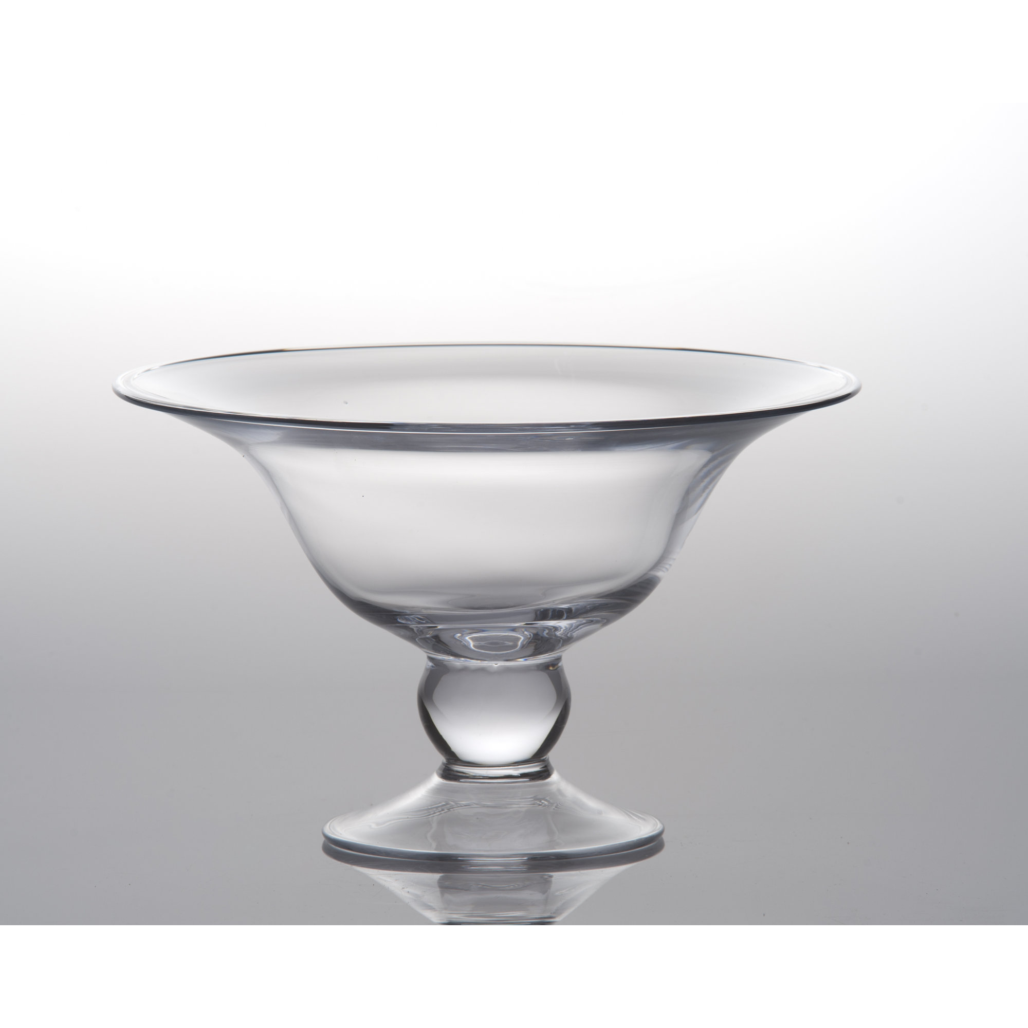 Abigails Classic Glass Footed Compote Dish & Reviews Wayfair