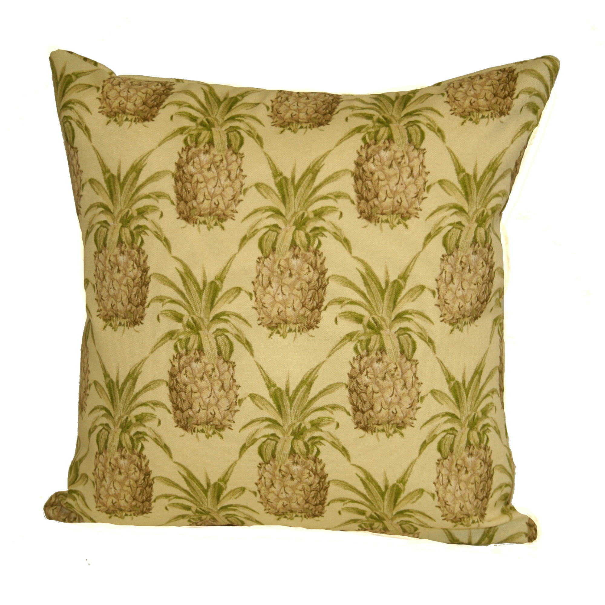 Rennie & Rose Design Group Coastal Pineapple Indoor/Outdoor Throw Pillow Wayfair
