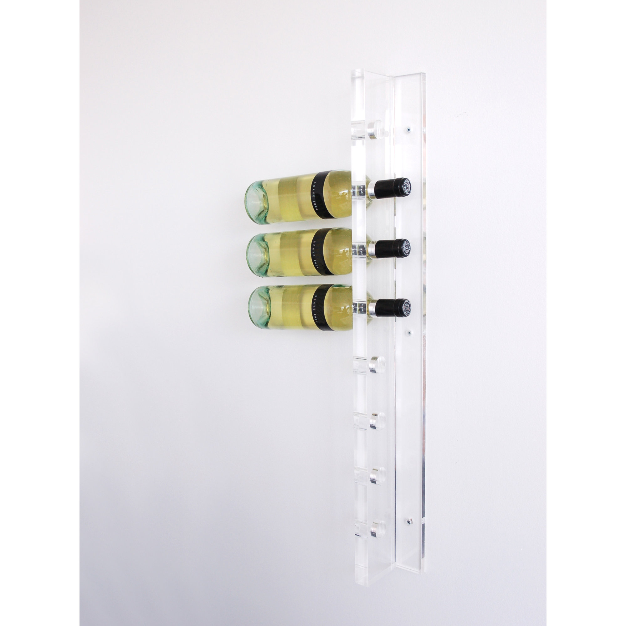 Acrylic 8 Bottle Wall Mounted Wine Rack & Reviews AllModern
