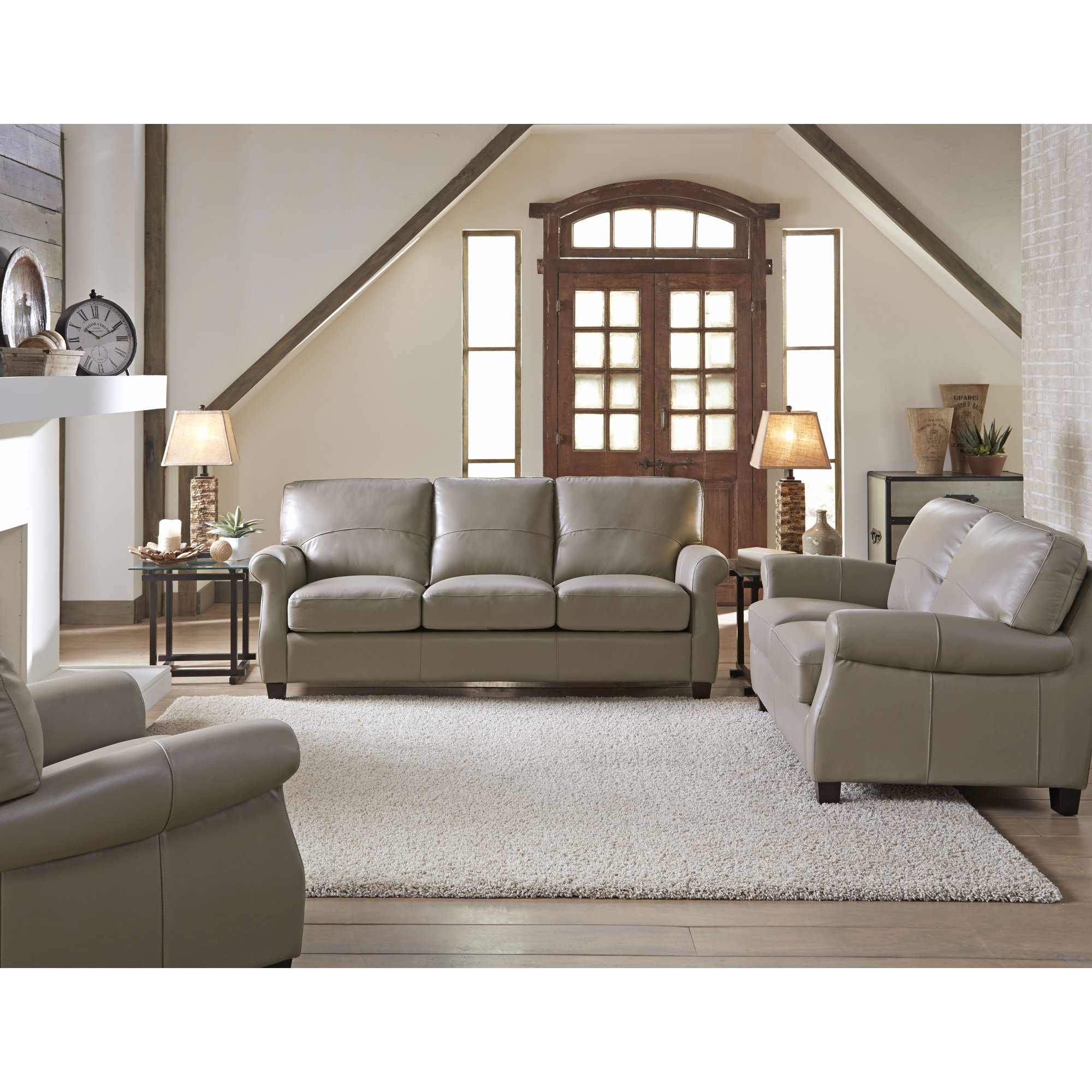 Lazzaro Leather Carlisle Leather Sofa & Reviews Wayfair