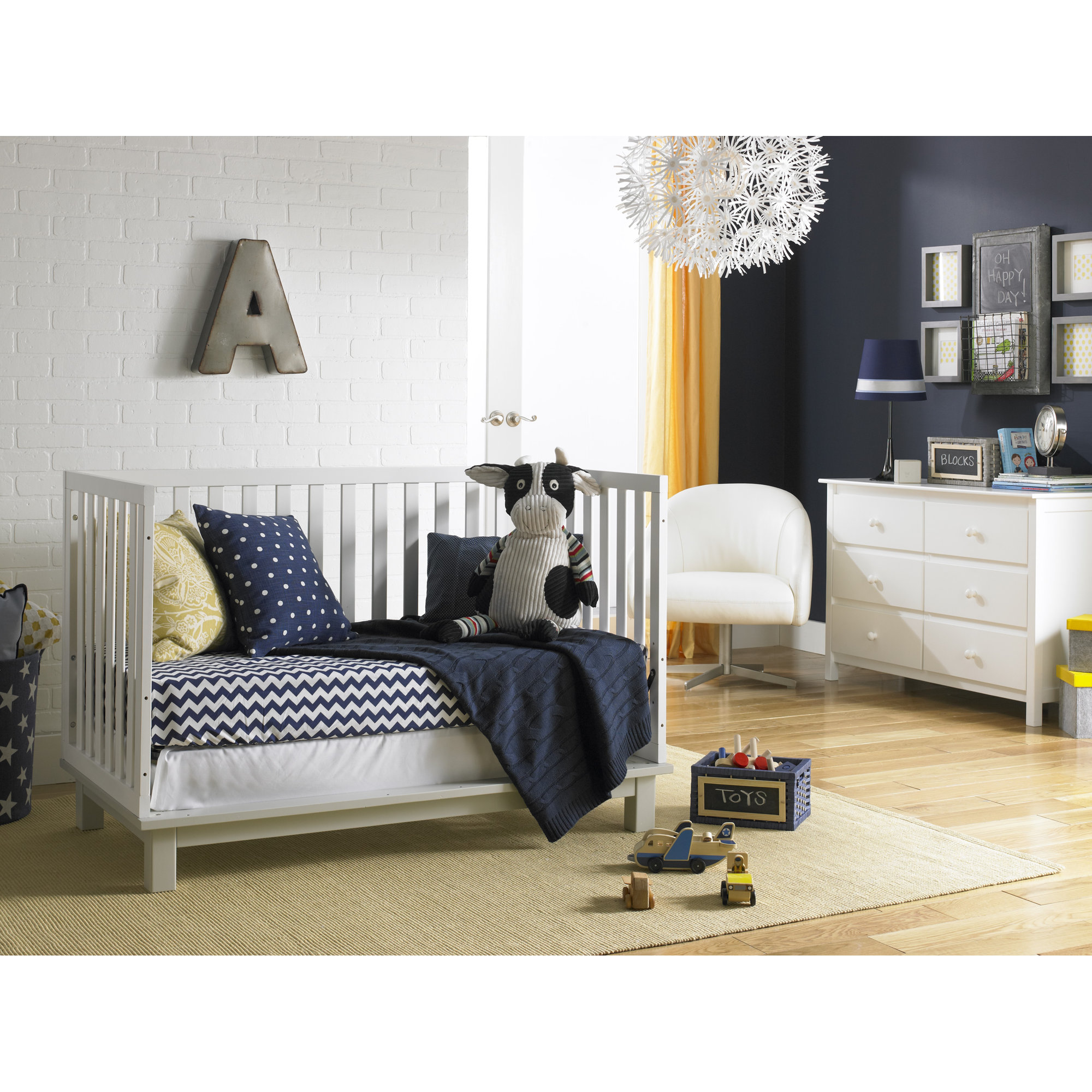 Riley Island 3in1 Convertible Crib & Reviews AllModern