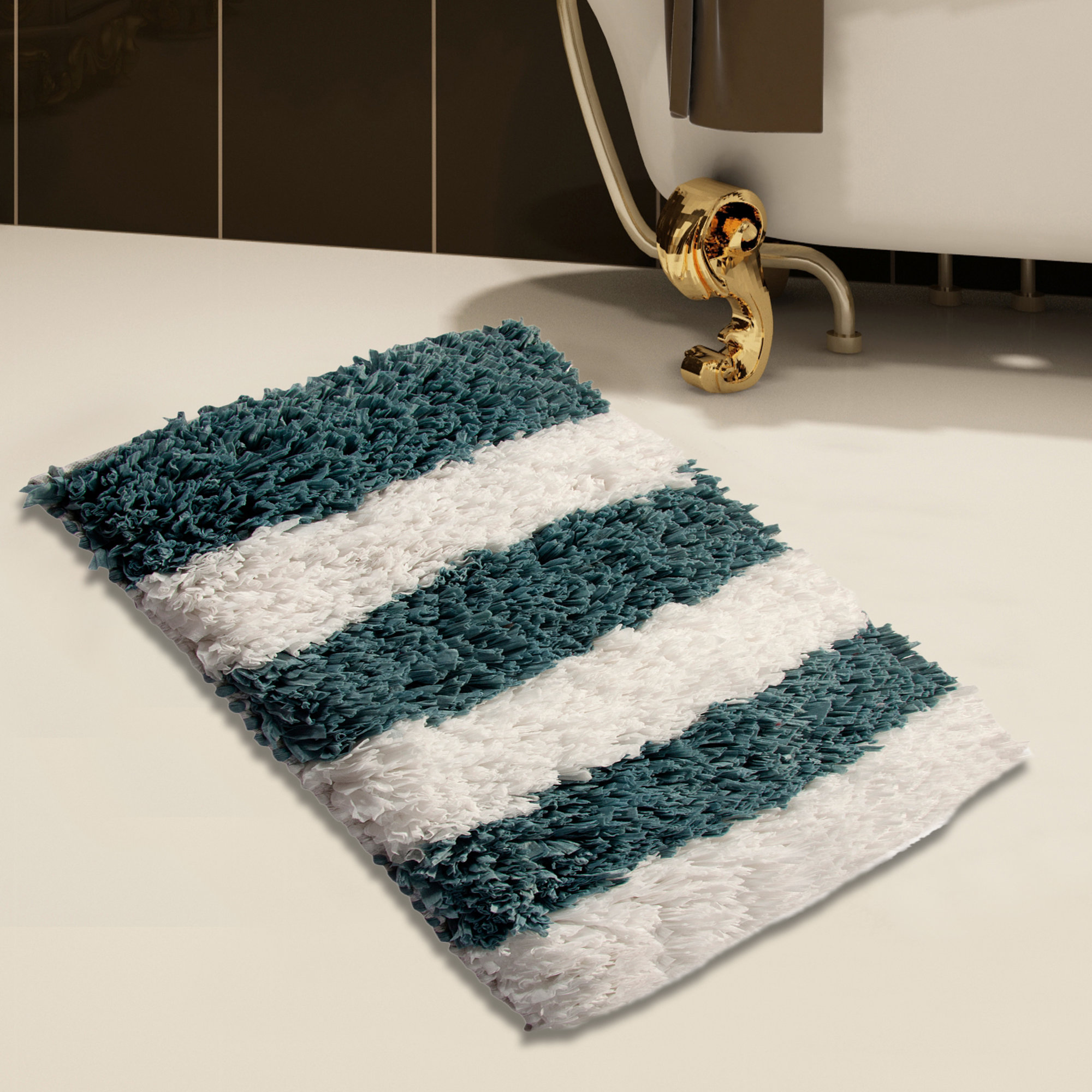 Saffron Fabs Handloom Woven Bath Rug & Reviews Wayfair