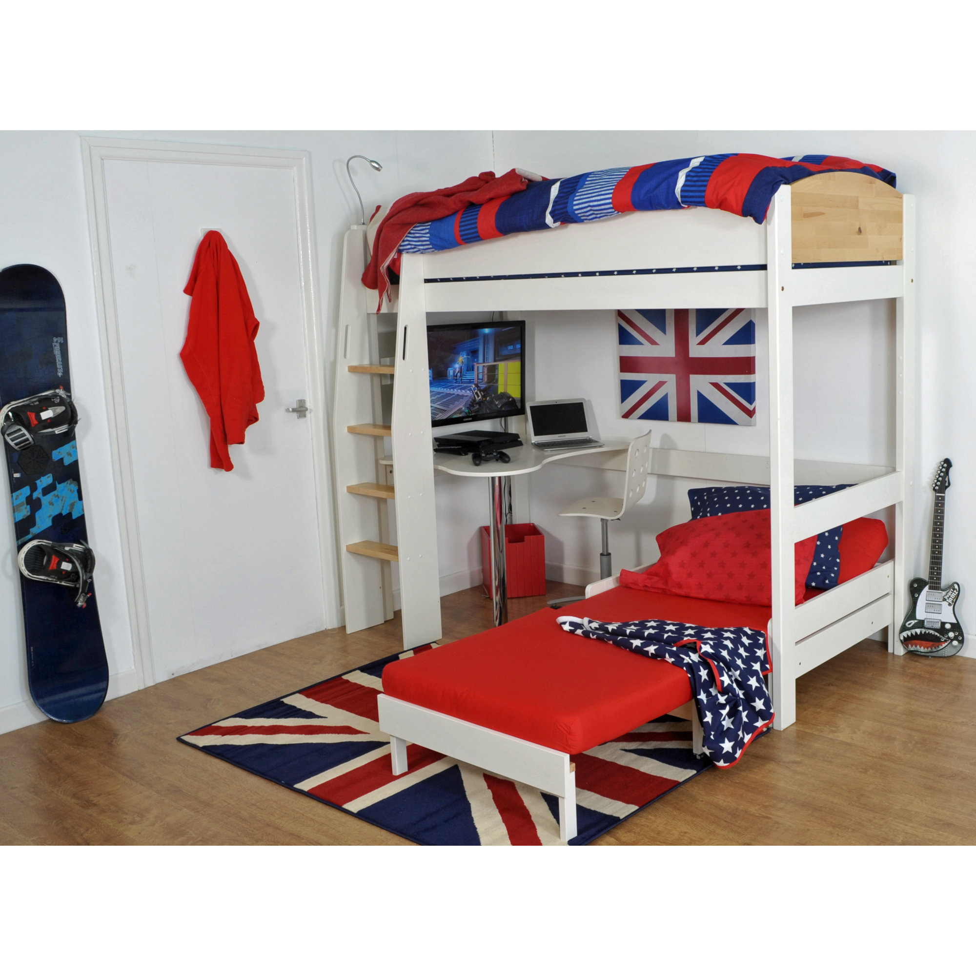 Wrigglebox Norfolk Single High Sleeper Bed & Reviews Wayfair.co.uk