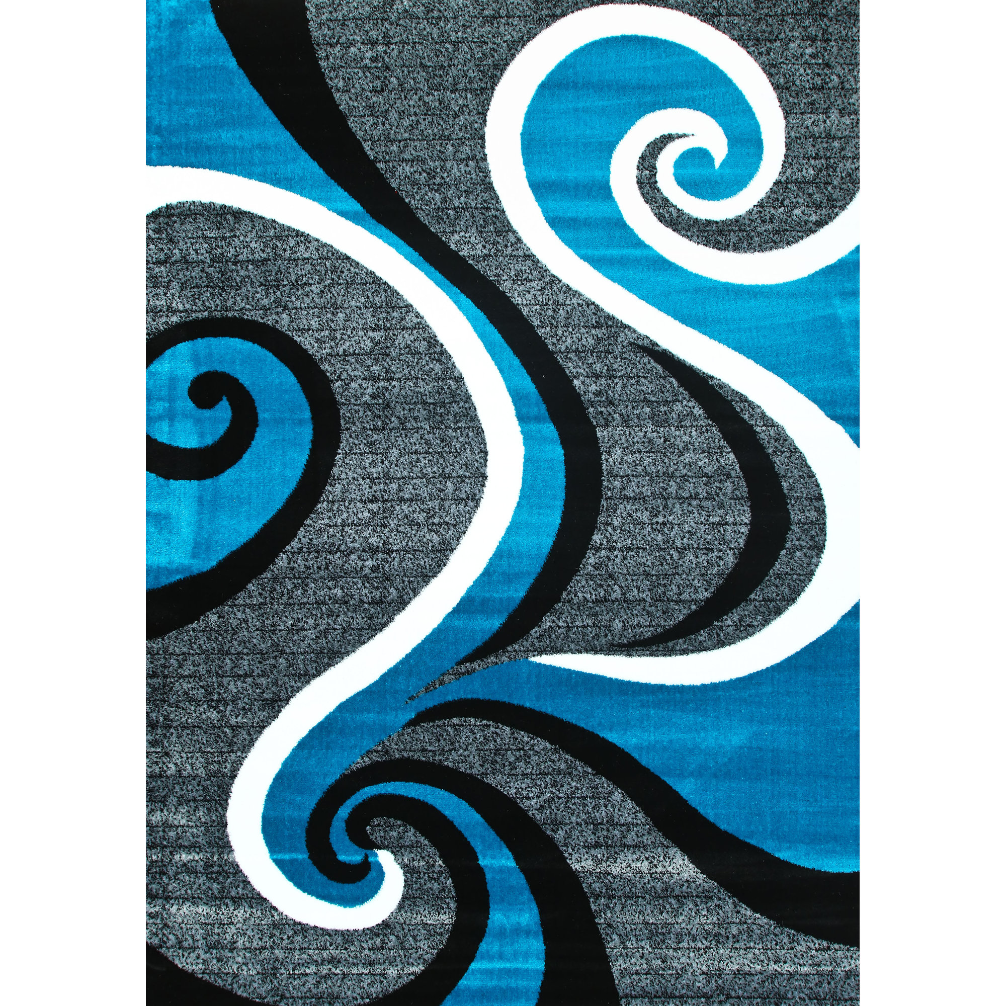 Persianrugs Abstract Turquoise Area Rug & Reviews Wayfair