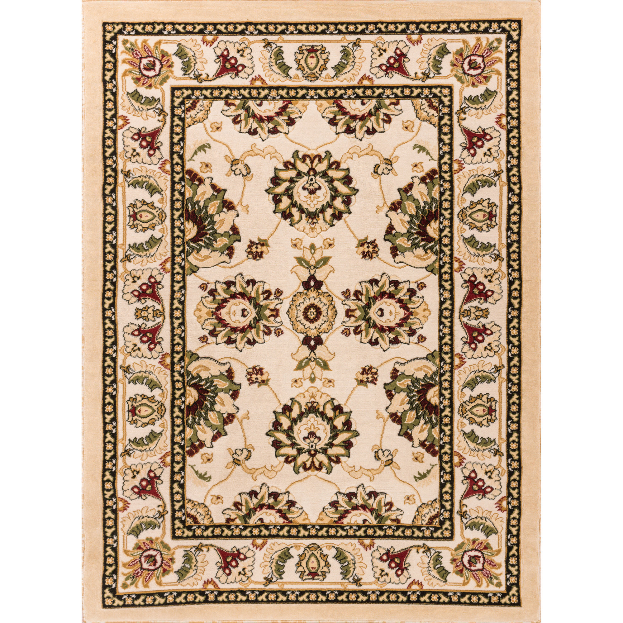 Well Woven Comfy Living Classic Ivory / Beige Living Room Area Rug