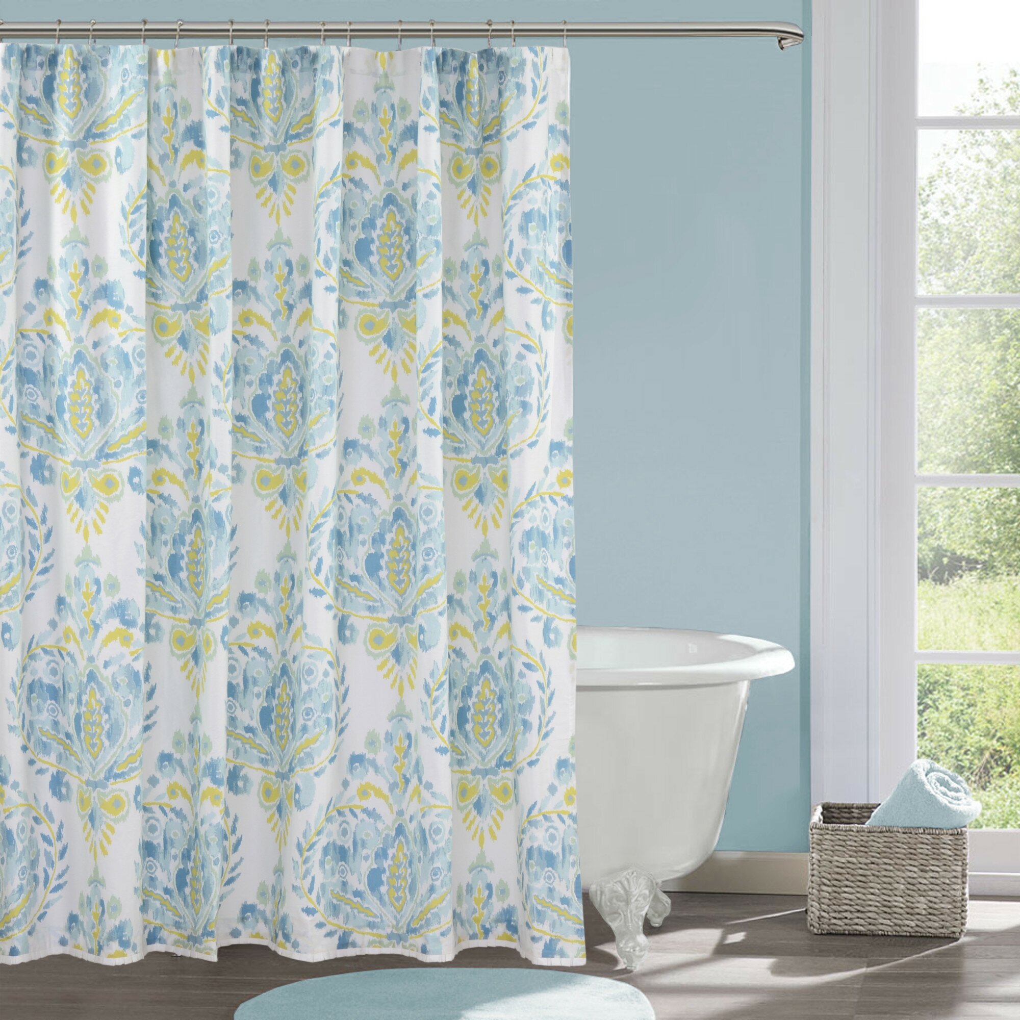 Dena Designs Breeze Cotton Shower Curtain & Reviews Wayfair