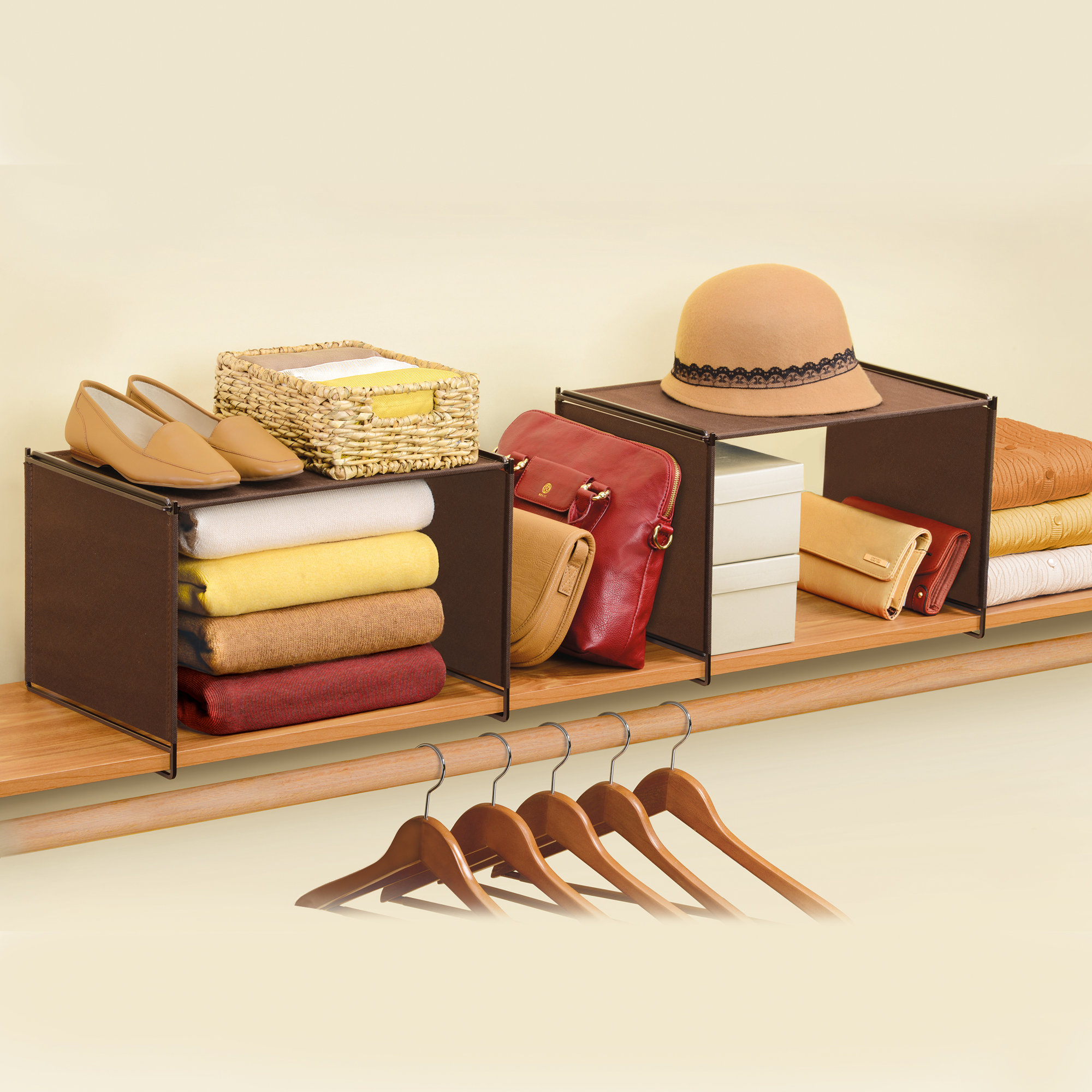 Lynk Vela Locking Closet Shelf Organizer Extra Shelf & Reviews Wayfair