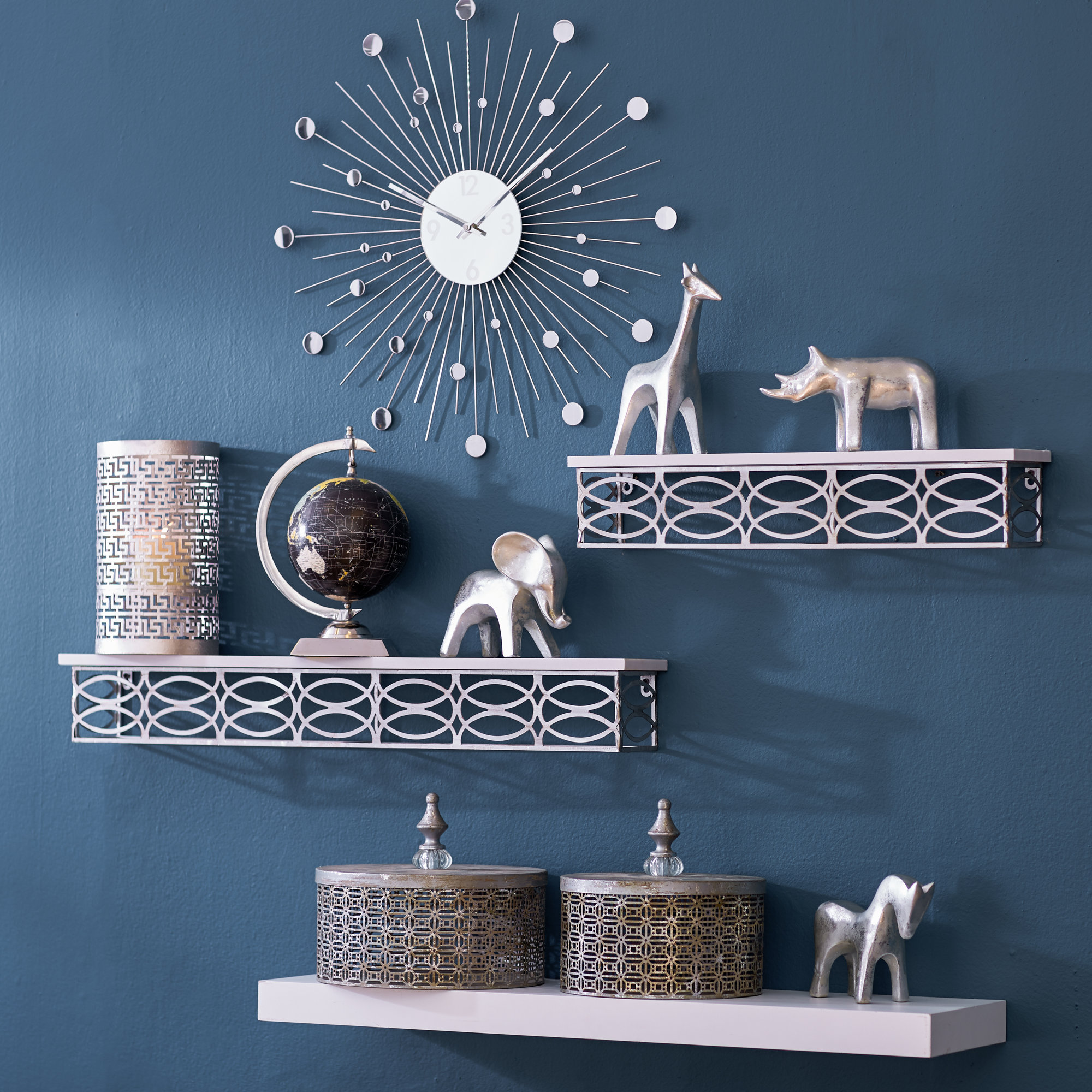 Mercury Row Contemporary Metal Wall Shelf & Reviews Wayfair