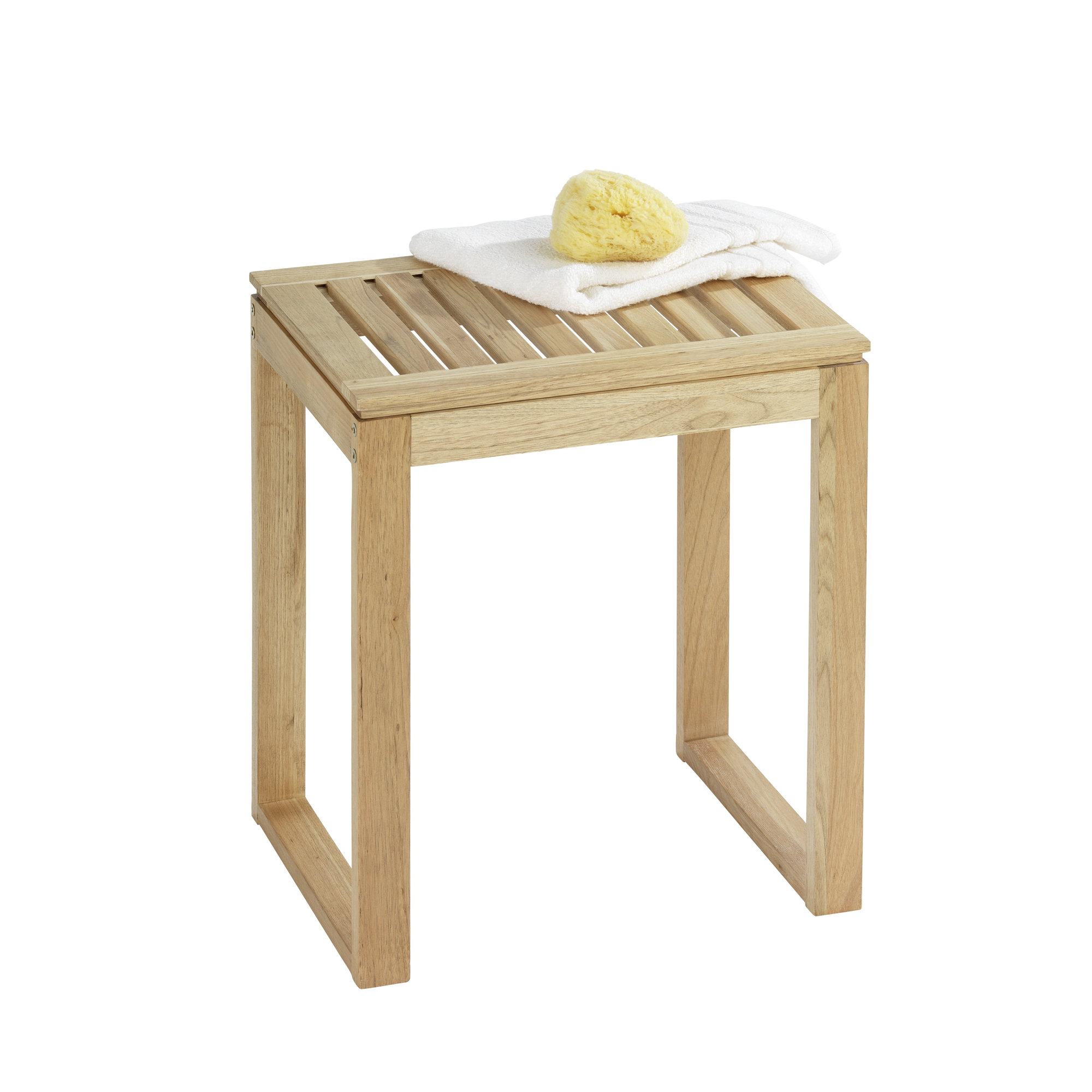 Wenko Norway Wood Free Standing Bathroom Stool & Reviews Wayfair.co.uk