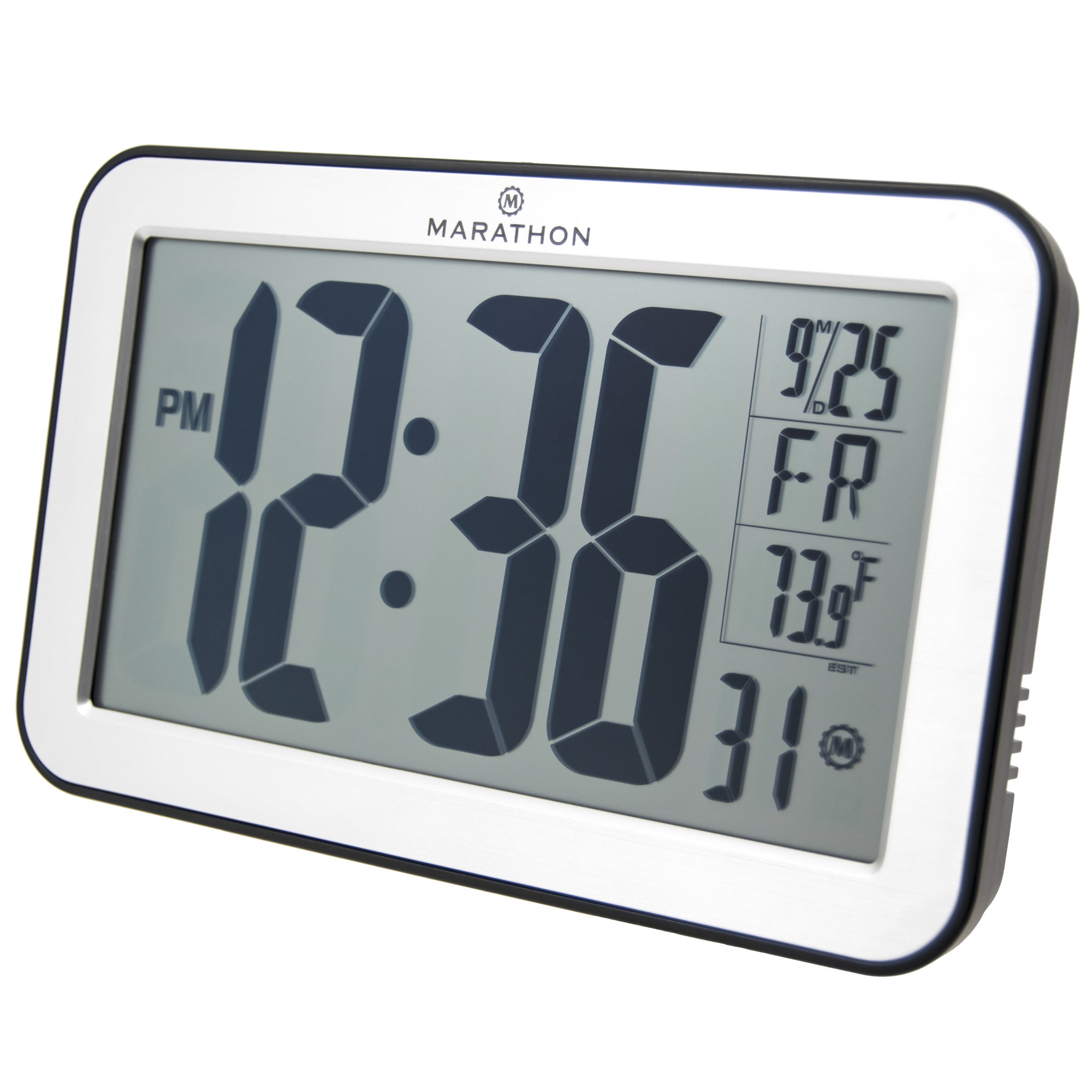 Marathon Watch Company Atomic Selfsetting Selfadjusting Wall Clock w