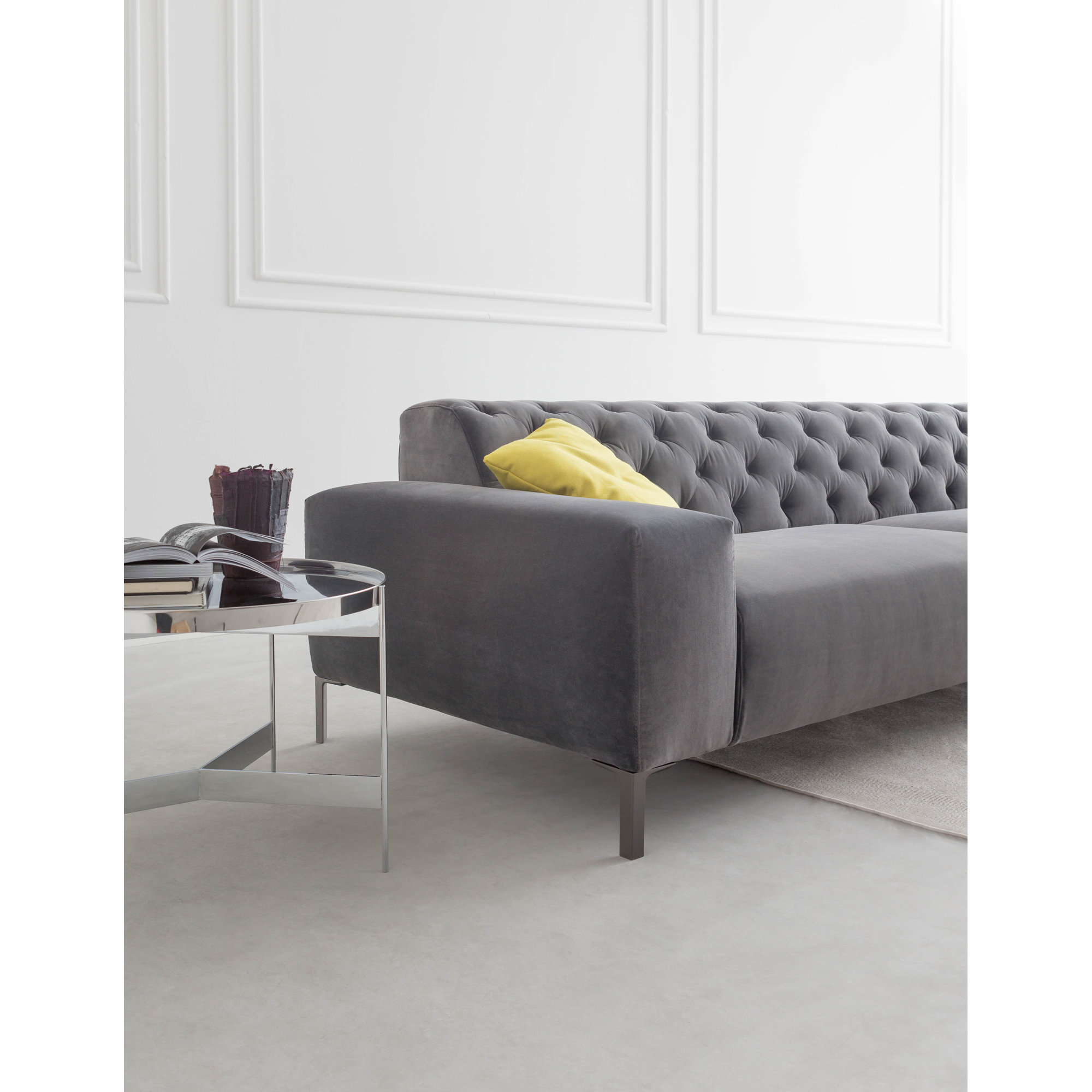 Boston Capitonné with Tufted Back Sofa & Reviews AllModern