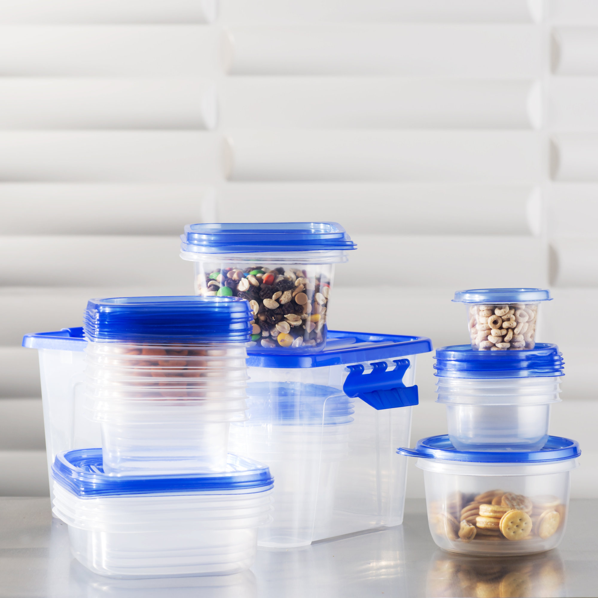 Wayfair Basics™ Wayfair Basics Plastic 27 Container Food Storage Set